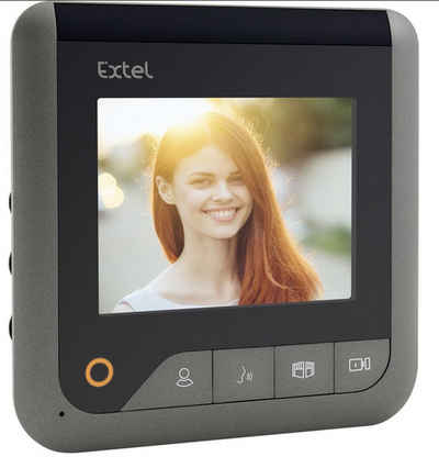 Extel »Extel Extel MN VISIO, Zusätzlicher Monitor, 4,3 Zoll, für CONTACT, LEVO ACCESS, NOVA, ALU GRAU, ICE« Video-Türsprechanlage