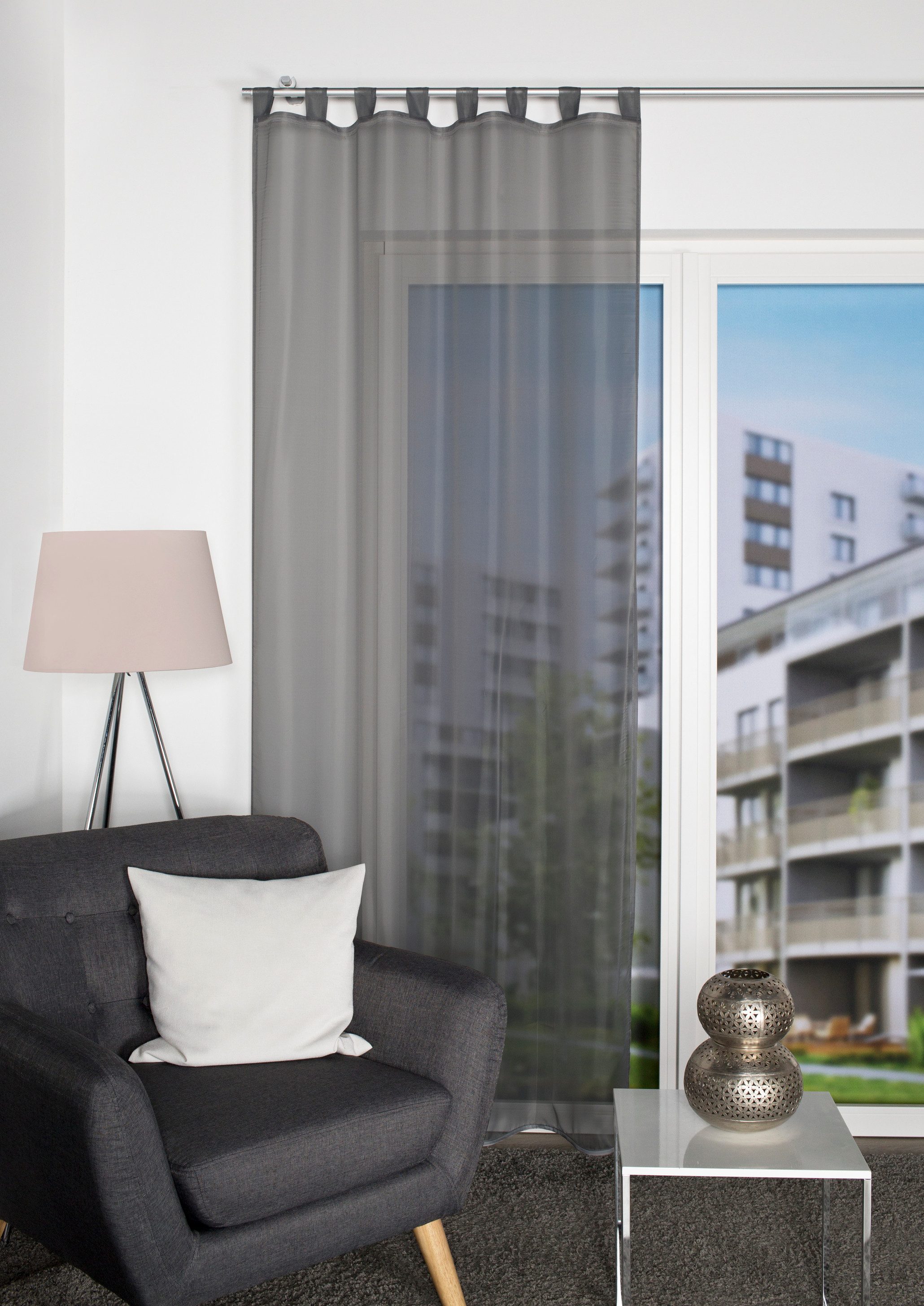 Home Basics Vorhang Schlaufenschal 49041 NESSI günstig online kaufen
