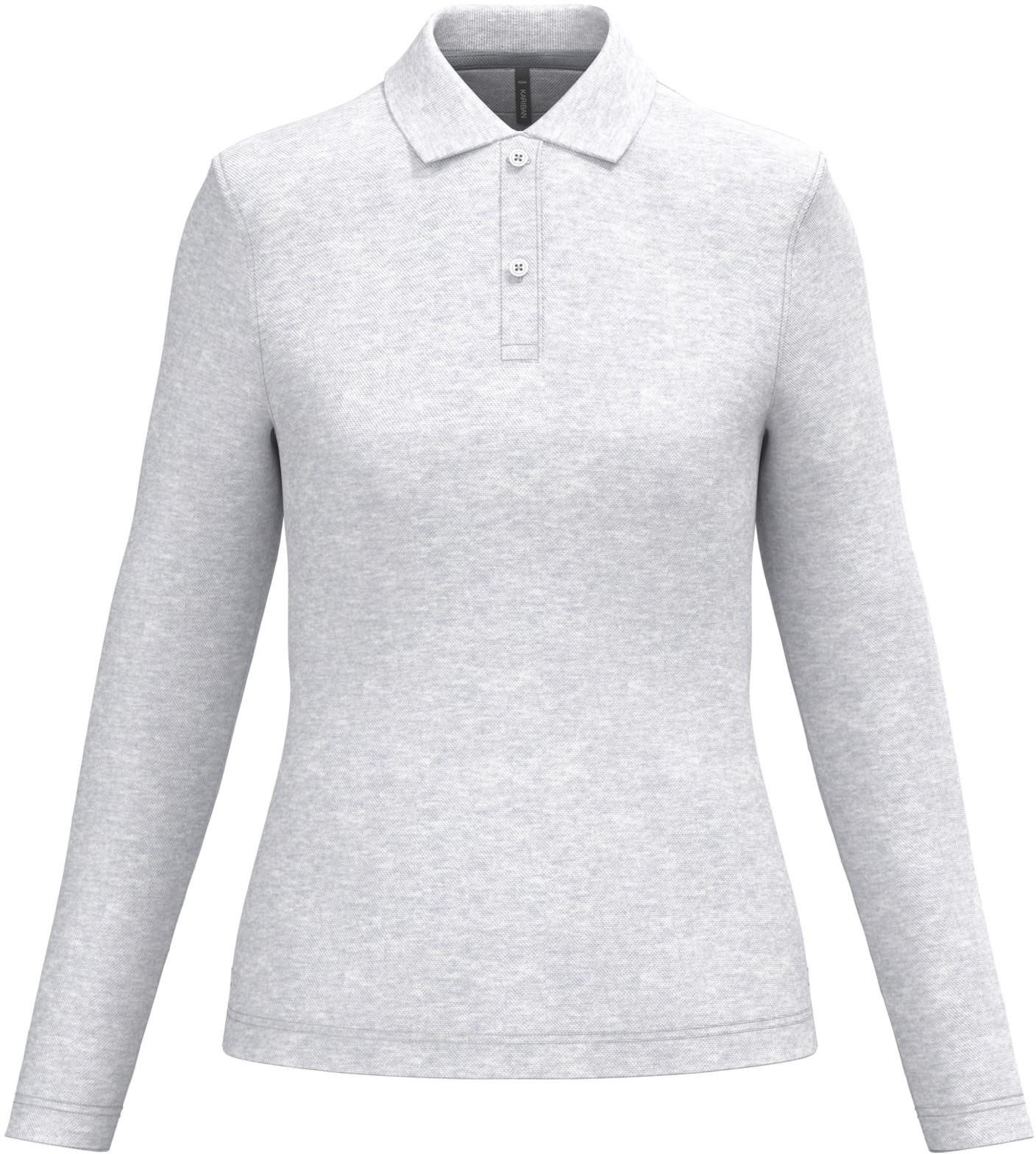 Kariban Langarm-Poloshirt Damen Piqué Poloshirt Langarm günstig online kaufen