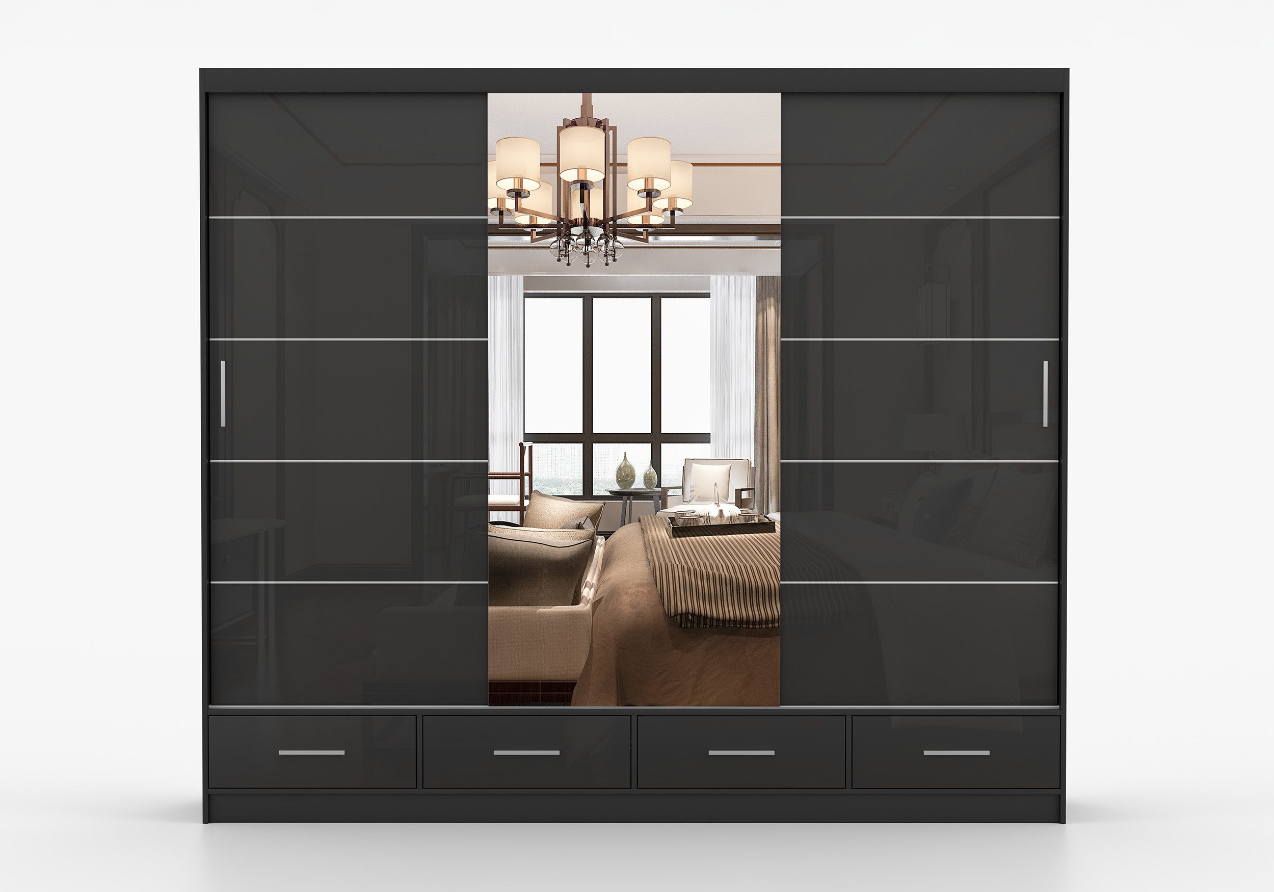 imoebel24 Schwebetürenschrank FLORENCE S 250 cm günstig online kaufen