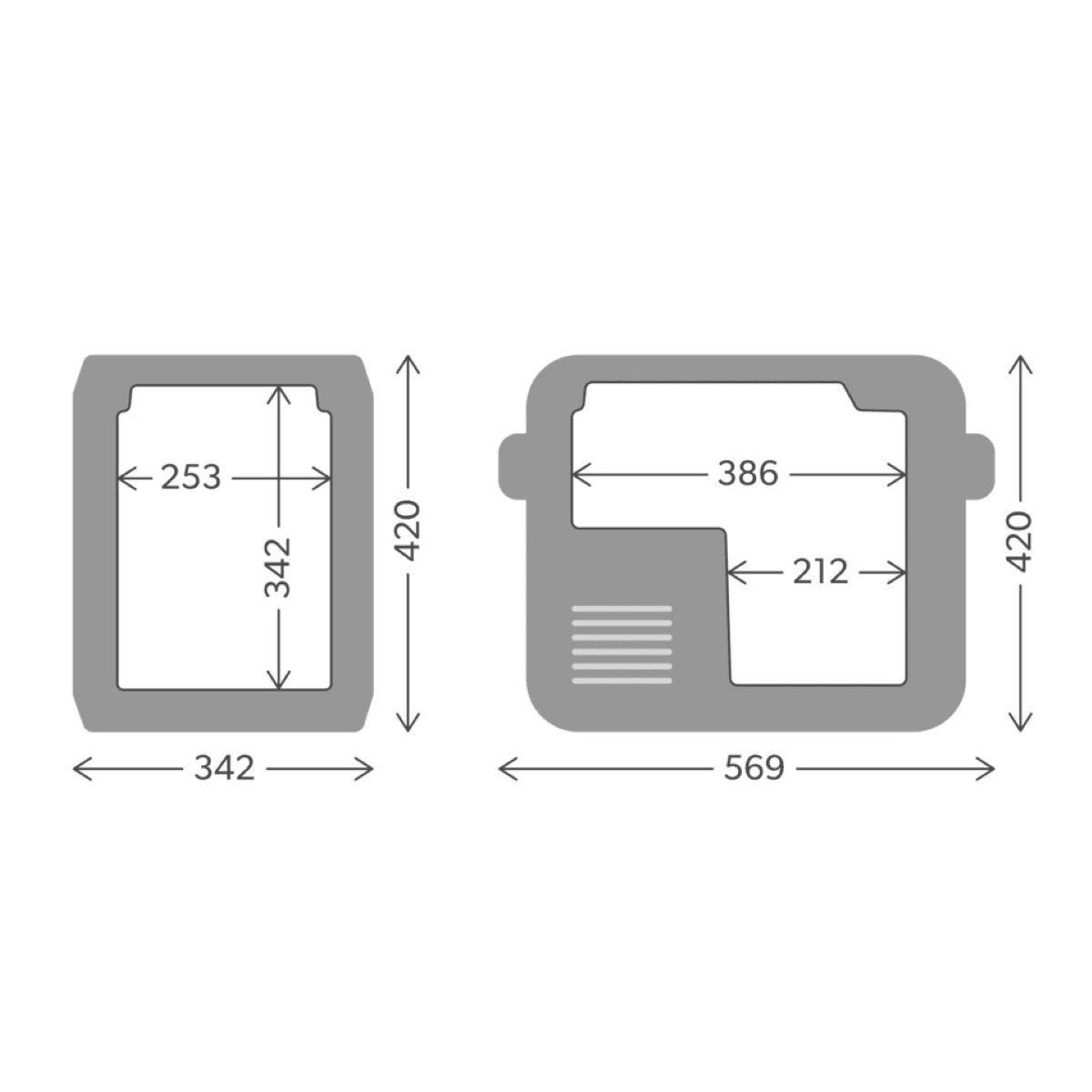 Dometic Elektrische Kühlbox Dometic CFX3 25 mobile Kompressorkühlbox, 25 l, Exoframe Konstruktion