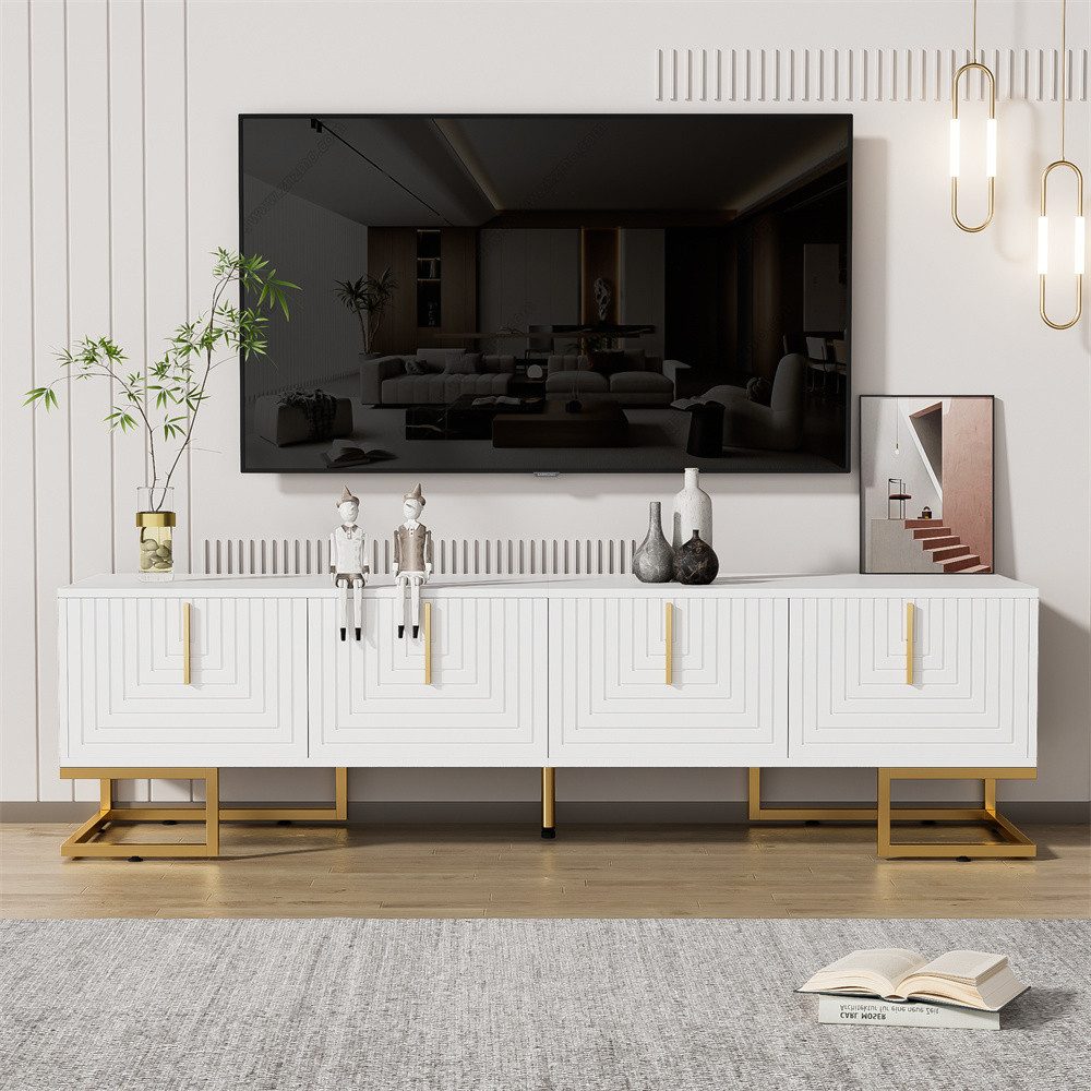 XDeer TV-Schrank TV-Schrank, lowboard mit strukturierter Tür, TV-Möbel mit günstig online kaufen