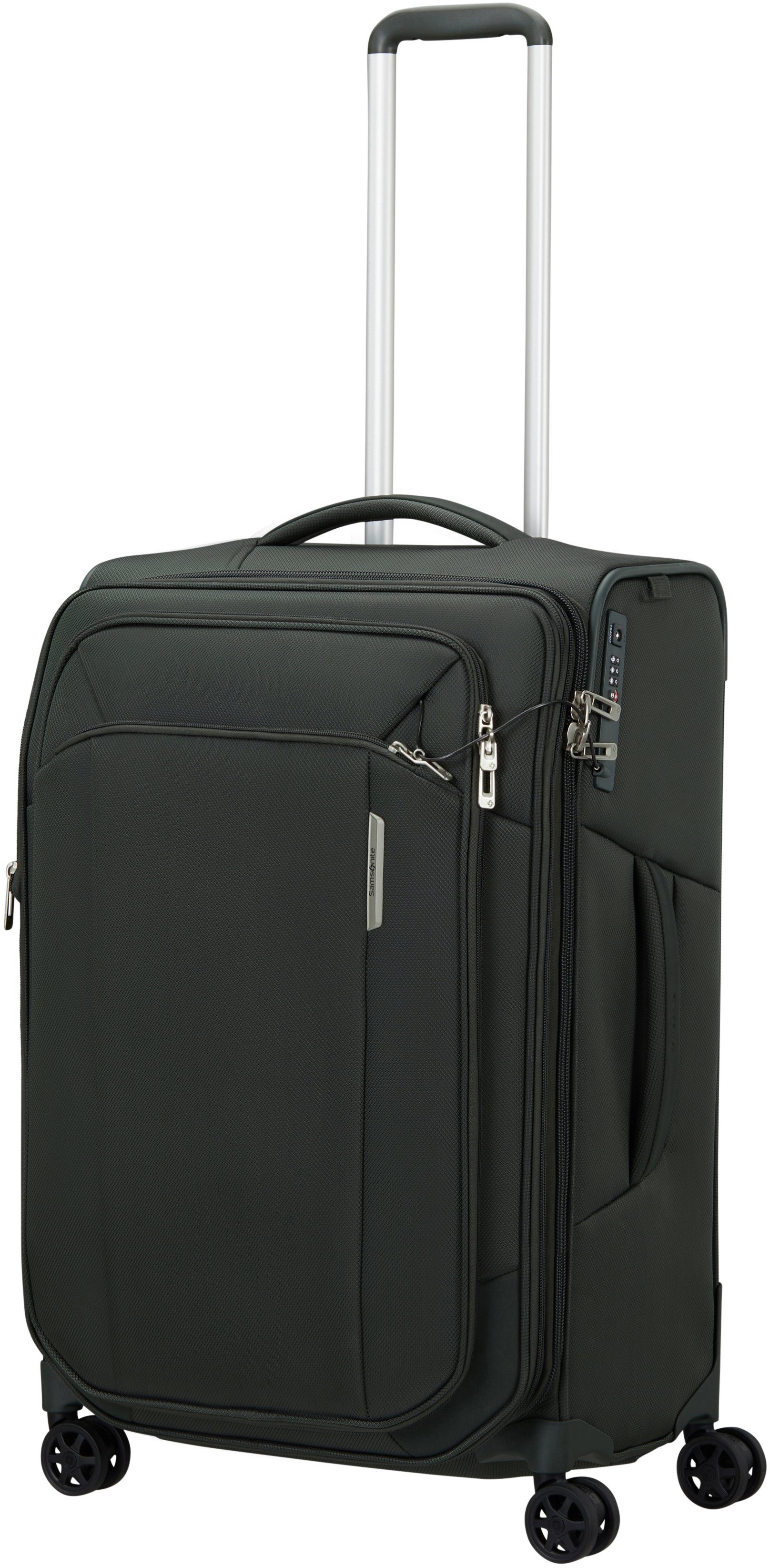 Samsonite Weichgepäck-Trolley RESPARK exp, verschiedene Größen und Farben, 4 Rollen, voll gefütterter Innenraum, mit Packgurten und Trennwand