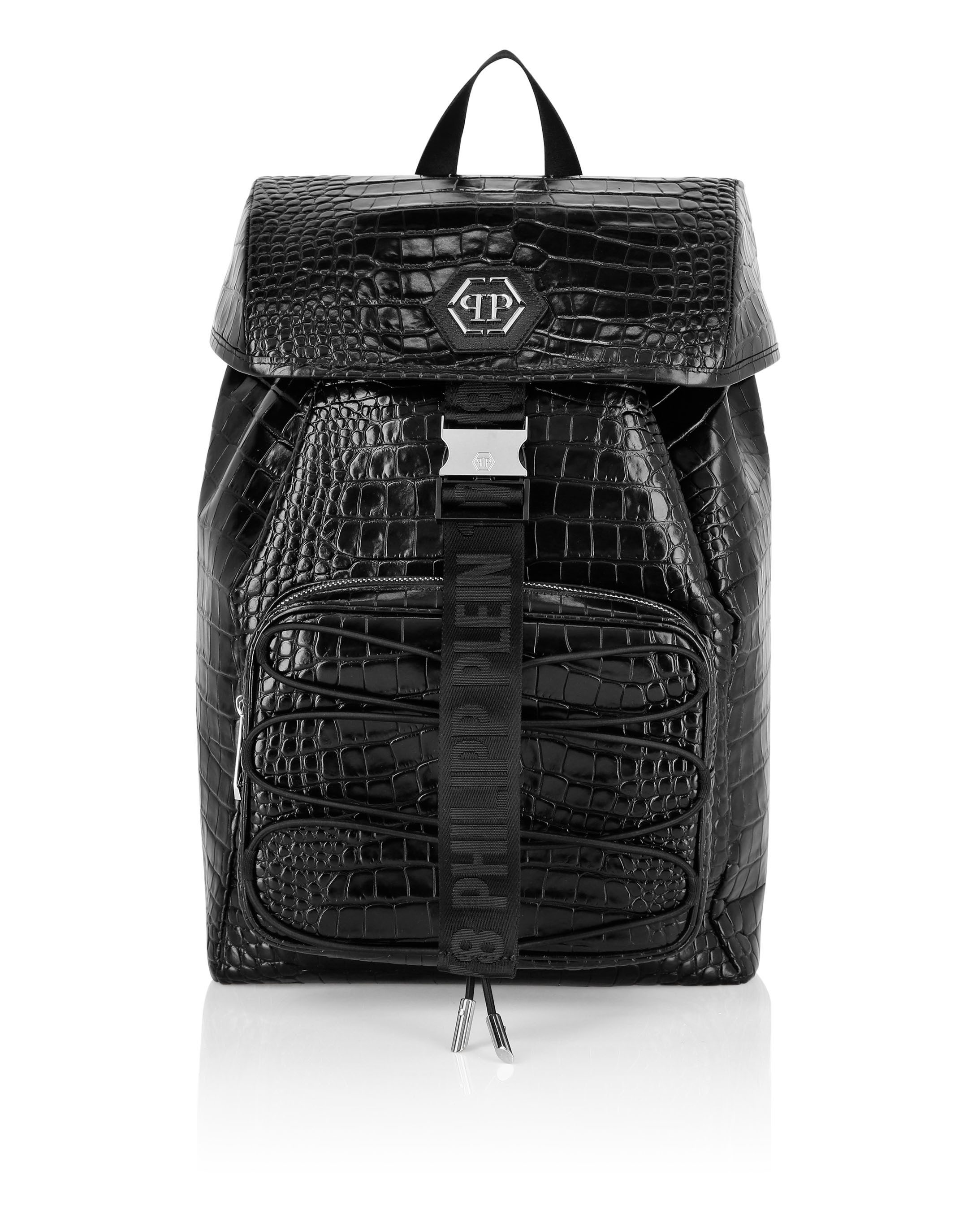 PHILIPP PLEIN Freizeitrucksack Monogram Crocco Print