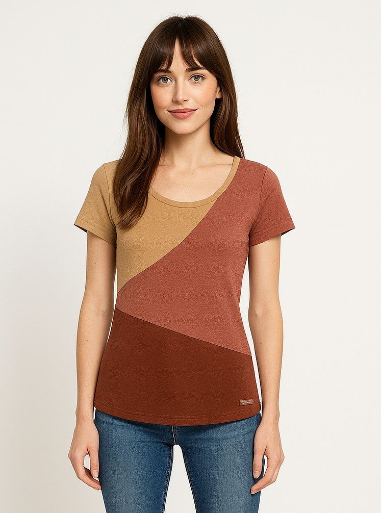 Ragwear Kurzarmshirt MINT BLOCK O mit günstig online kaufen