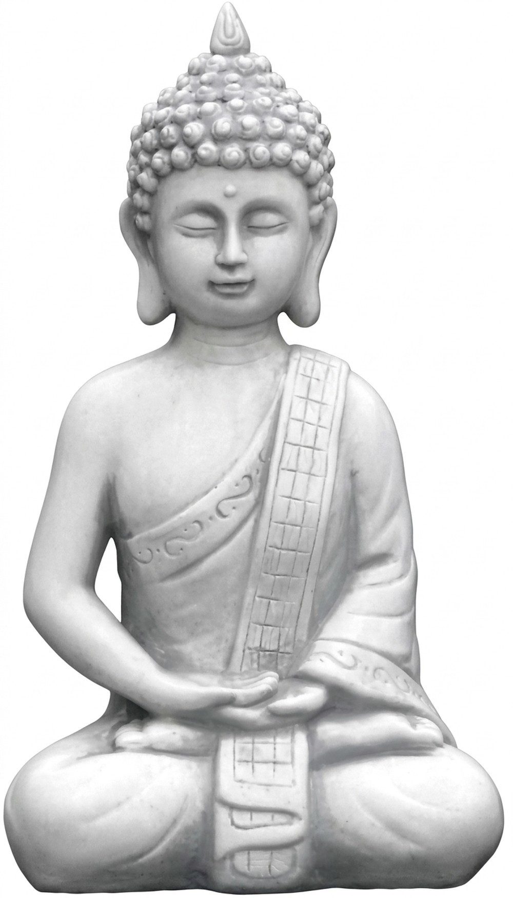 JVmoebel Buddhafigur Dekorative Buddhafigur aus Kunststein für den Garten (Buddhafigur), Made in Europa