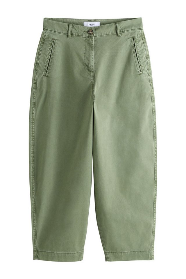 Next Chinohose Chinohose mit Barrel-Leg (1-tlg)