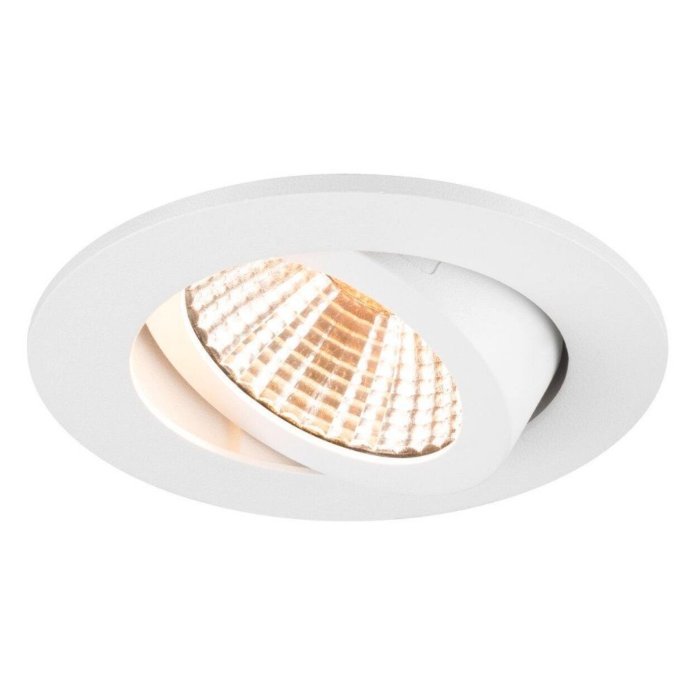 SLV Einbauleuchte LED Deckeneinbauleuchte New Tria in Weiß 8,6W 540lm 60° 82mm rund, LED