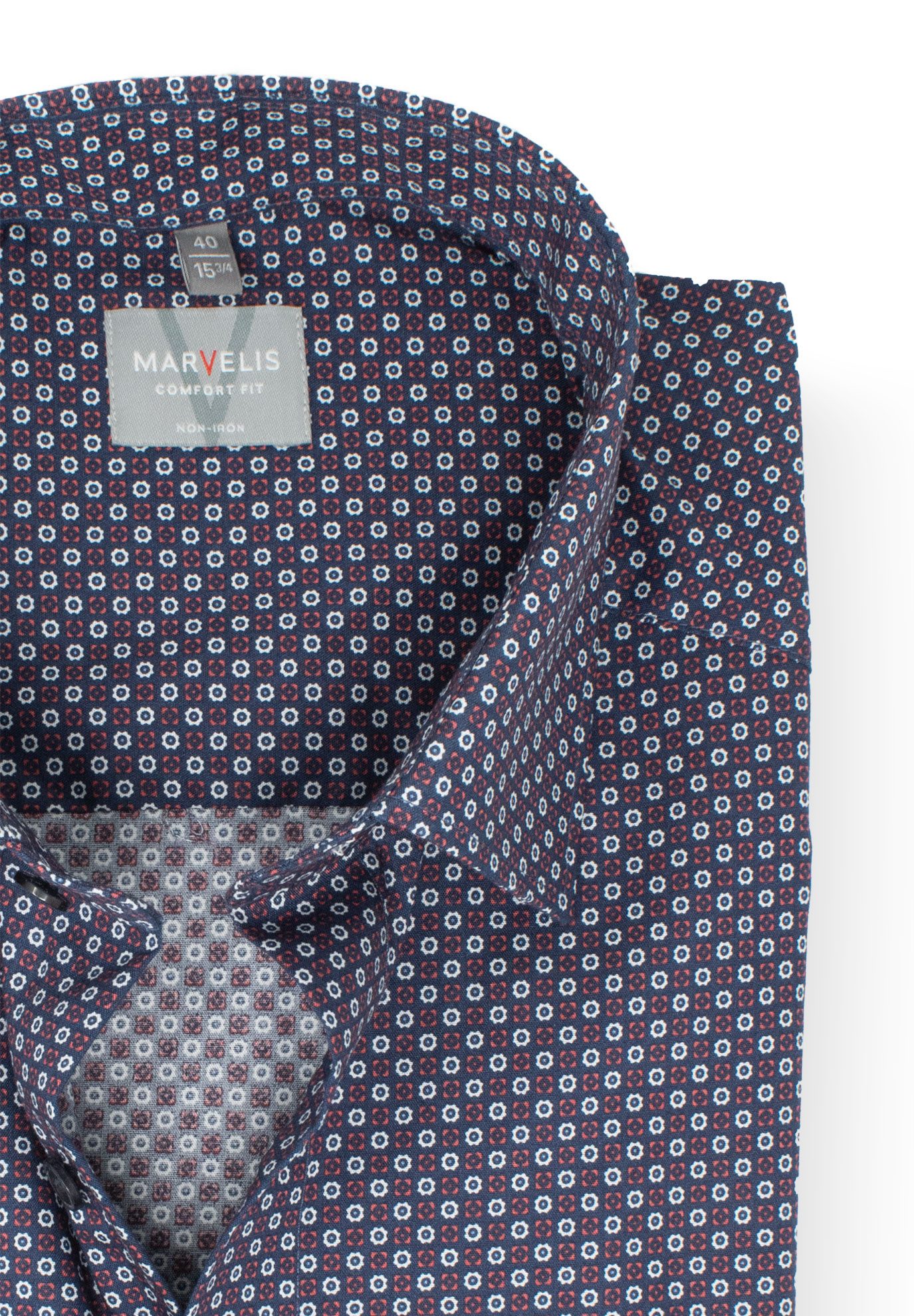 MARVELIS Businesshemd Comfort Fit bequeme Schnittführung günstig online kaufen