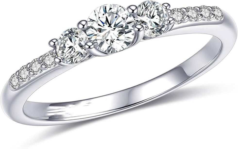 Jumpeak Trauring ring gold,RingefürMänner und Frauen,Diamantring,Ehering,Verlobungsring, Valentinstagsgeschenk,Jubiläumsgeschenk,Geschenk für meine Geliebte