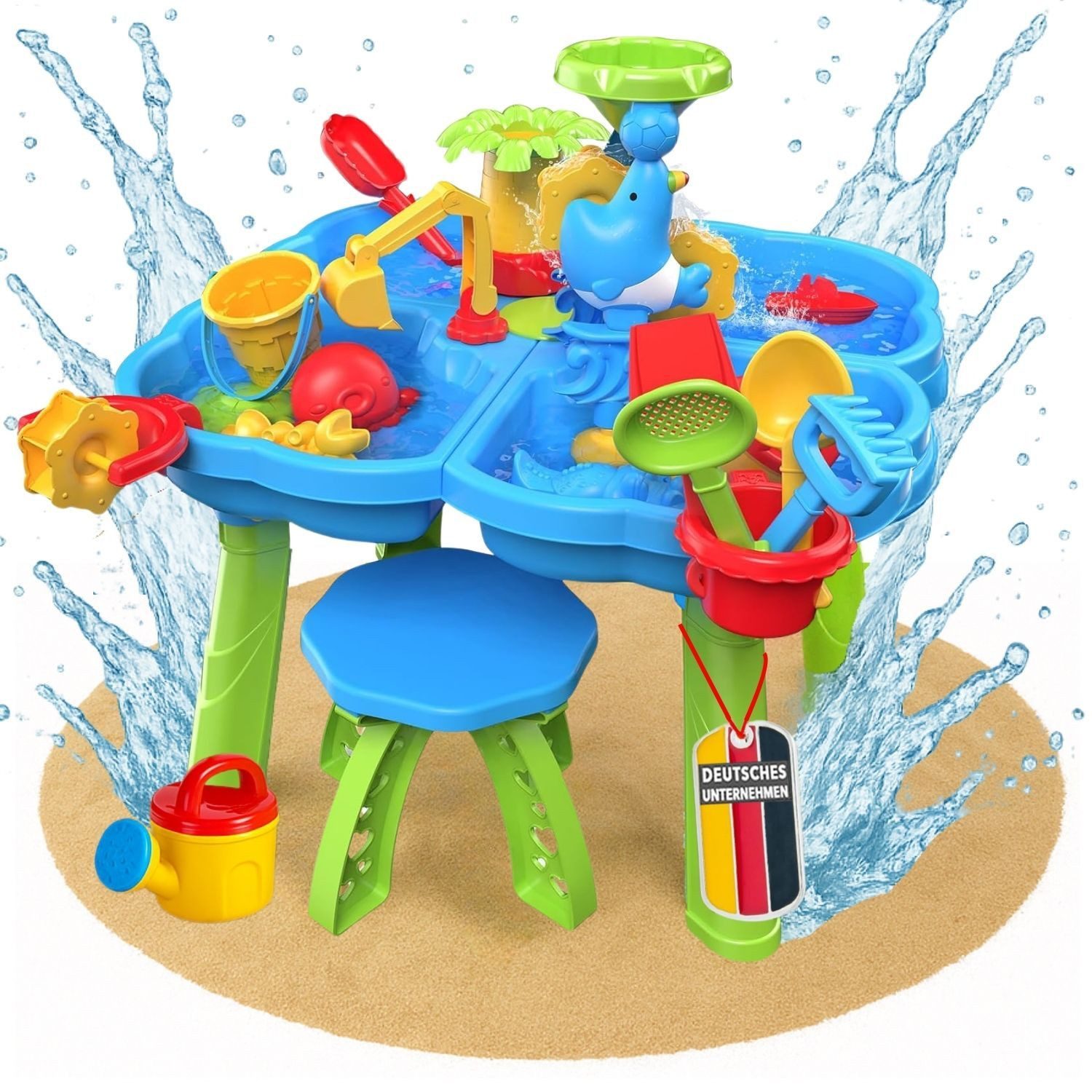 Coemo Wasserspieltisch NARIUS M, (20-tlg), Sand- günstig online kaufen