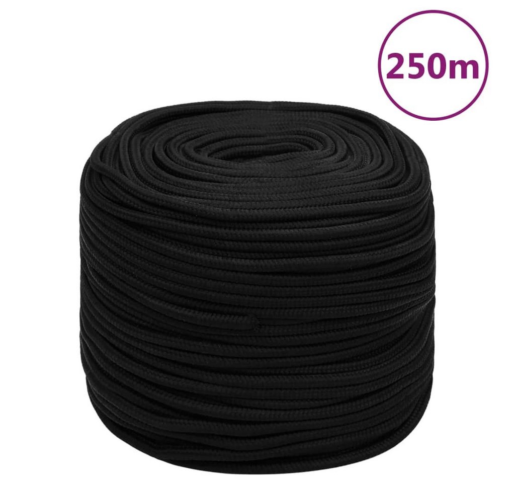 Thumbnail - vidaXL Seil, Arbeitsseil Schwarz 10 mm 250 m Polyester