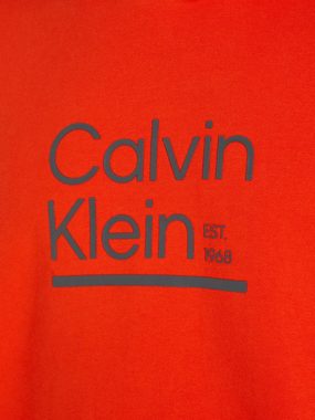 Calvin Klein Kapuzensweatshirt CONTRAST LINE LOGO HOODIE mit Logodruck