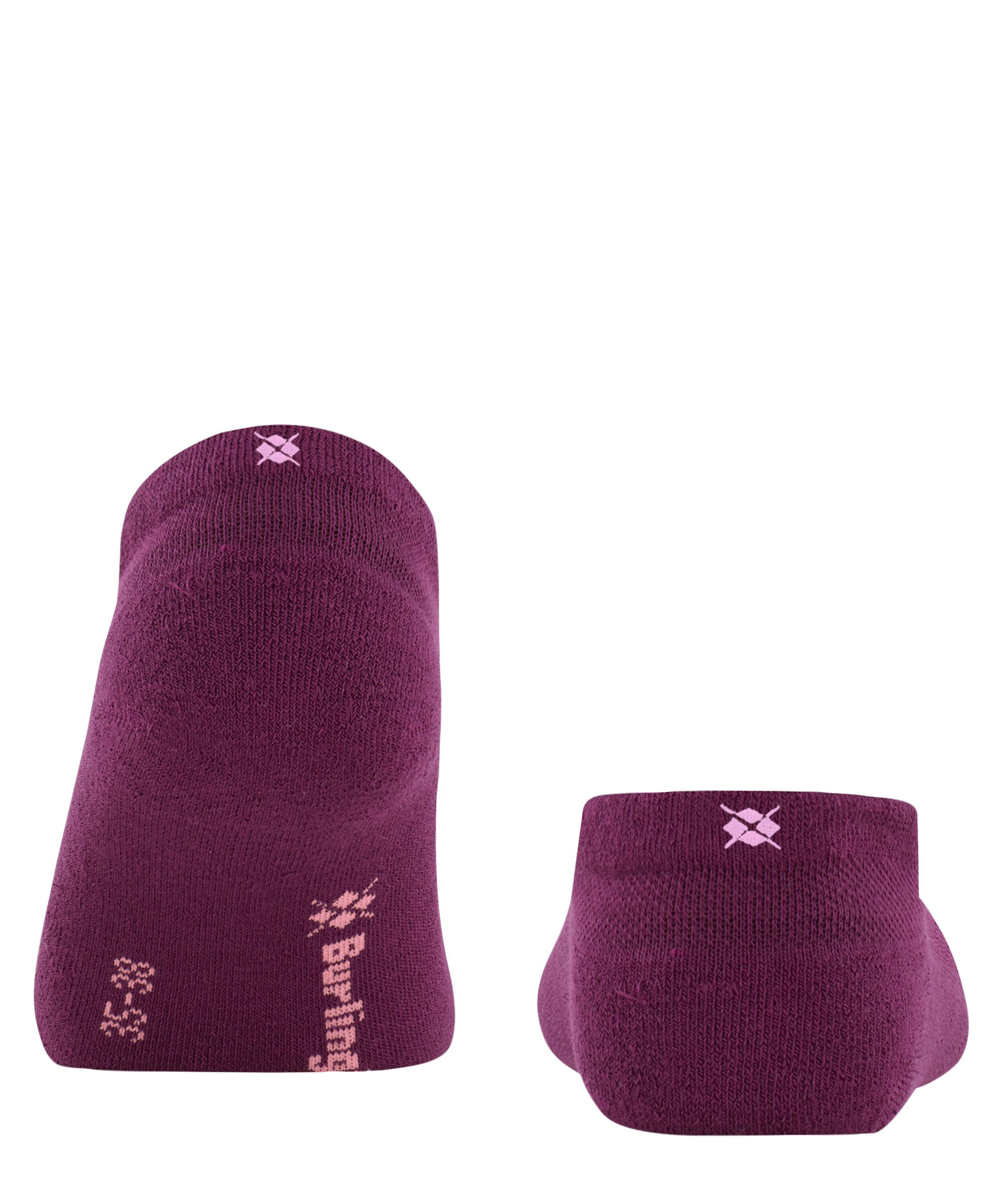 purple Sneakersocken (1-Paar) Athleisure leicht Sohle mit gepolsterter Burlington (8712)