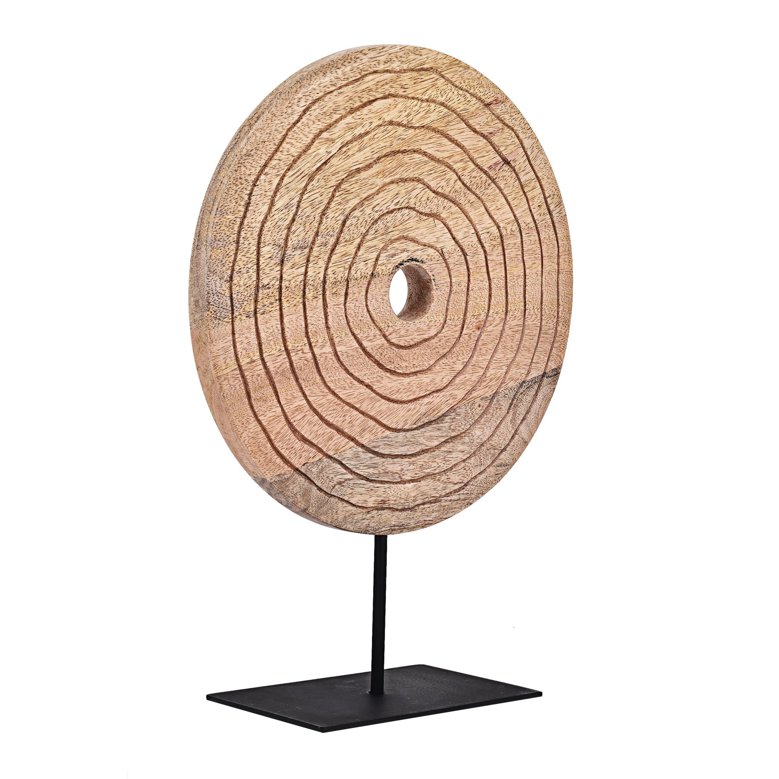 EGLO Living Dekoobjekt Hokuta, Tischdeko aus Holz in Natur und Metall in Sc günstig online kaufen