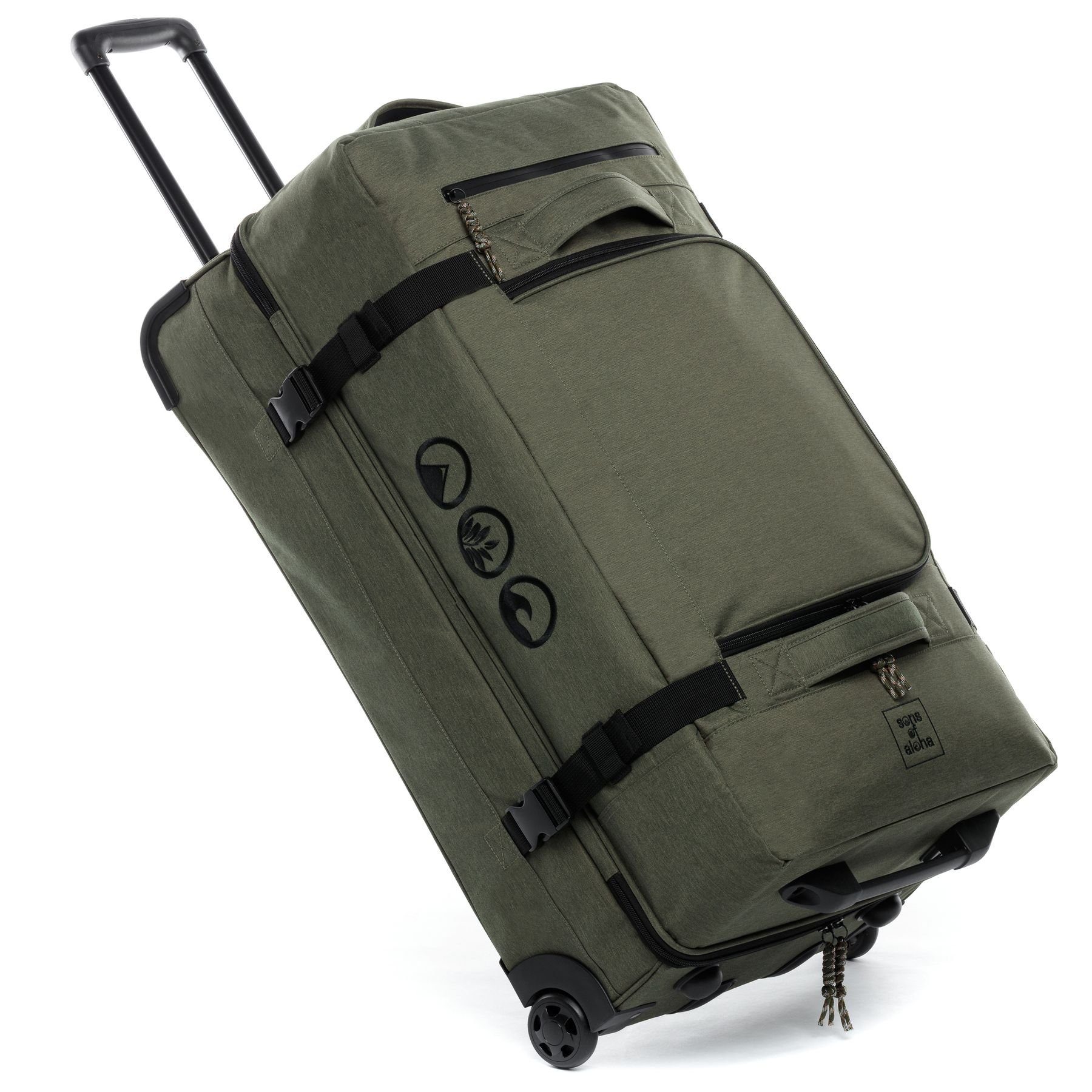 mit Koffer Reisetasche Reisekoffer PET XL mit cm, OF Kane Rollen 80 XL - Rollen recyceltes ALOHA SONS Roll-Koffer