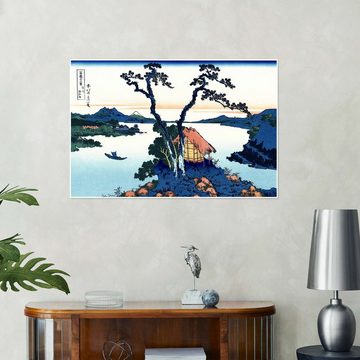 Posterlounge Poster Katsushika Hokusai, See Suwa in Shinano Provinz, Wohnzimmer Malerei
