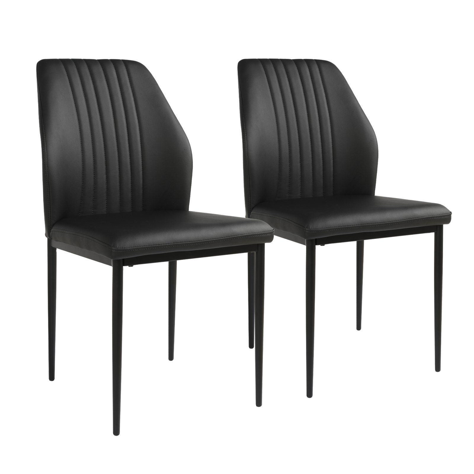 Jiexi Polsterstuhl Esszimmerstuhl Wohnzimmerstuhl für Esszimmer(2/4 St)