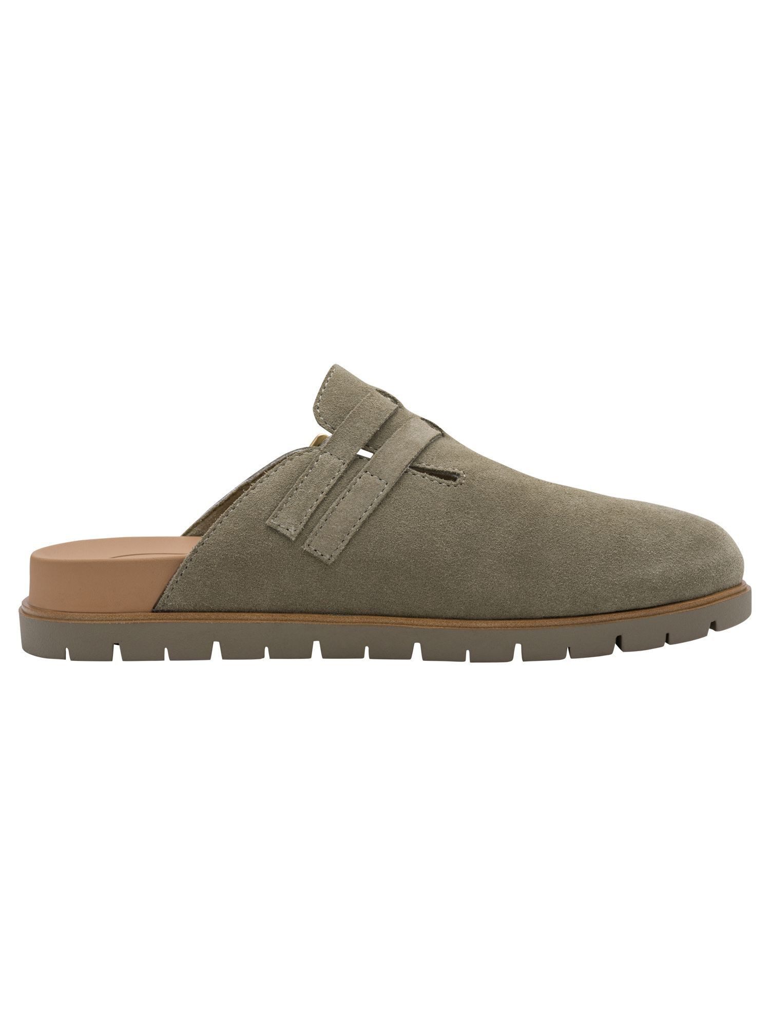 Tamaris WIDE FIT comfortFit aus Leder kein Absatz Pantolette comfortFit