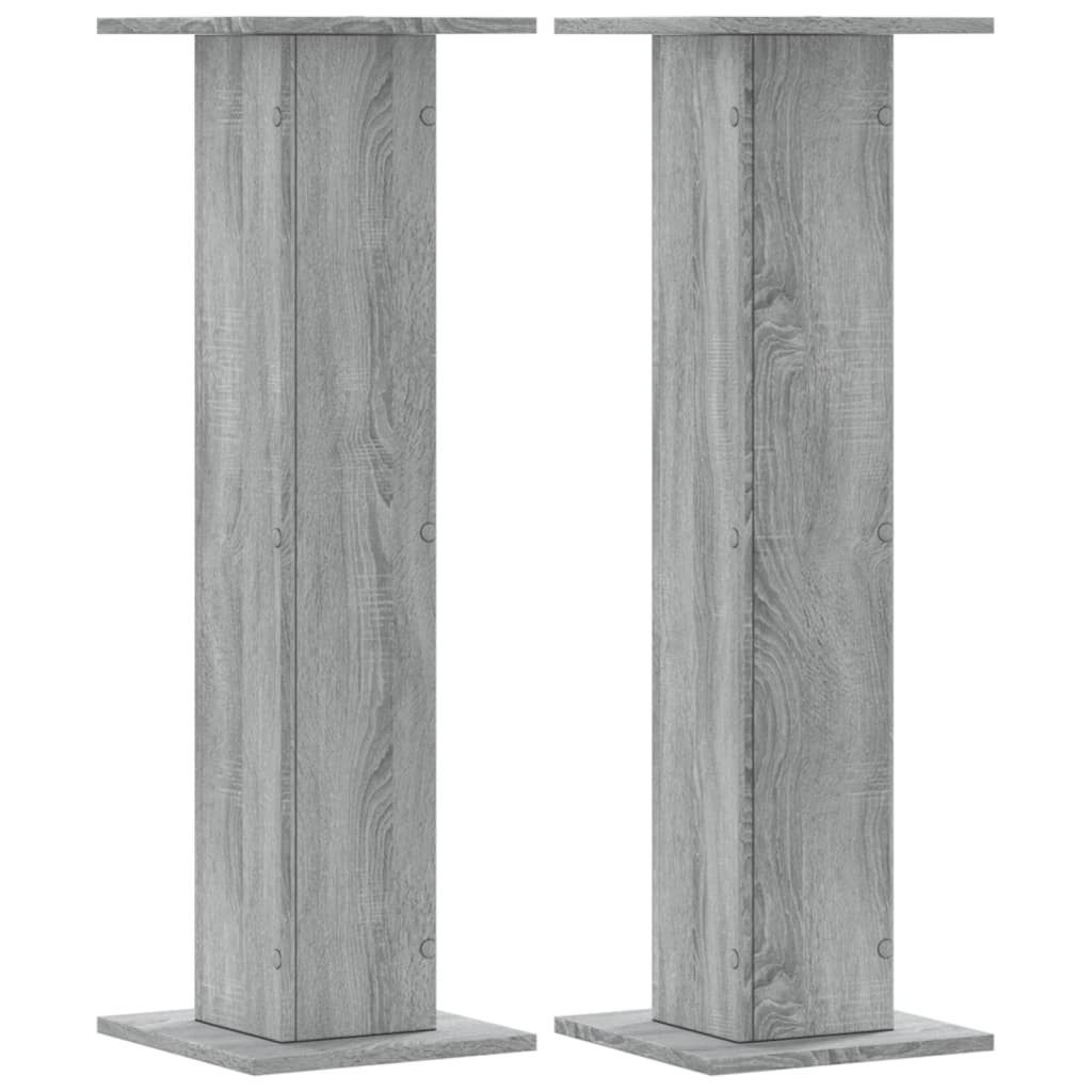 vidaXL Blumenständer Pflanzenständer 2 Stk. Grau günstig online kaufen