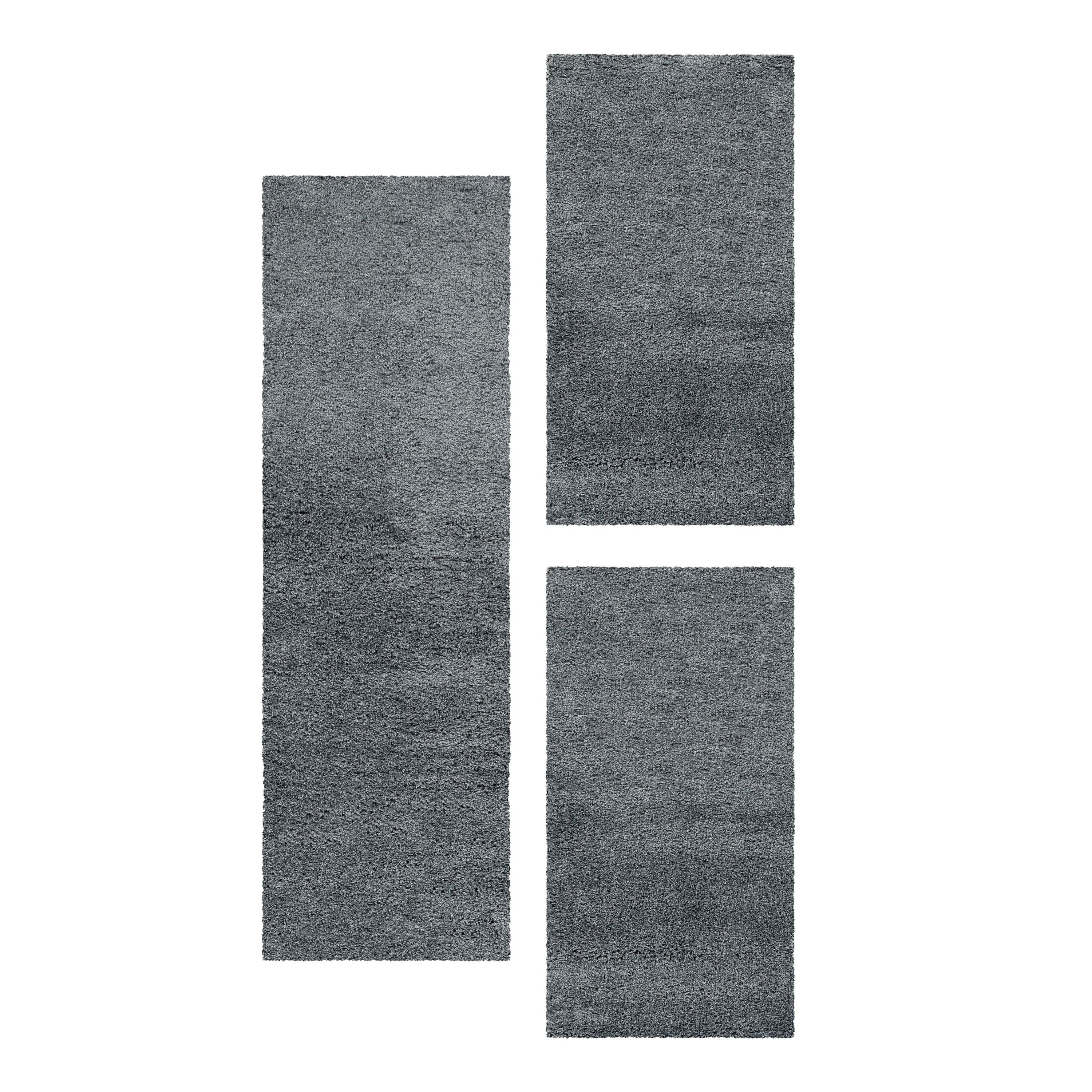 Carpettex Hochflor-Bettumrandung Unicolor - Einfarbig, Höhe 50 mm, (Bett-Se günstig online kaufen