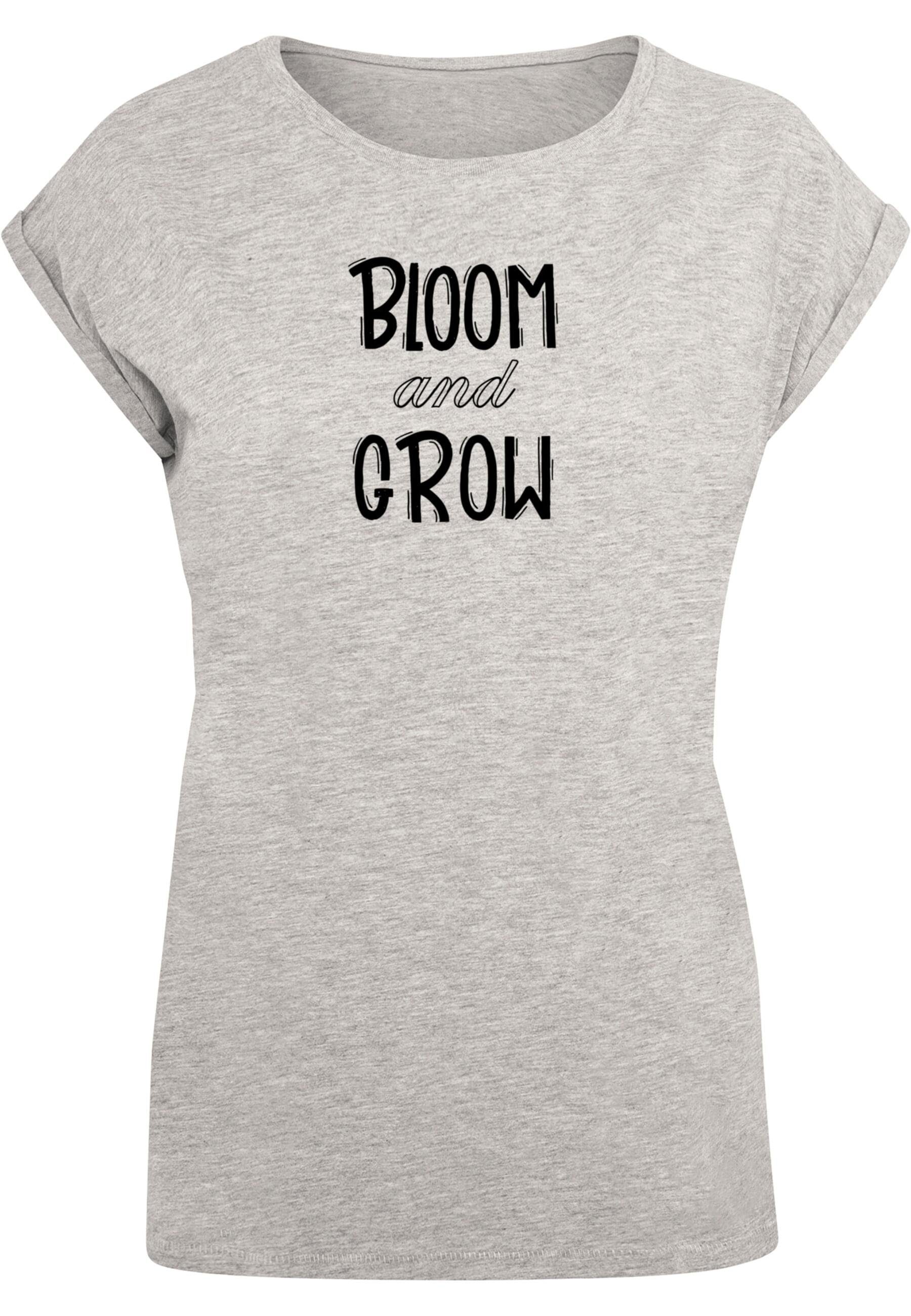 grow Bloom and T-Shirt Damen T-Shirt Ladies (1-tlg) Spring Merchcode -