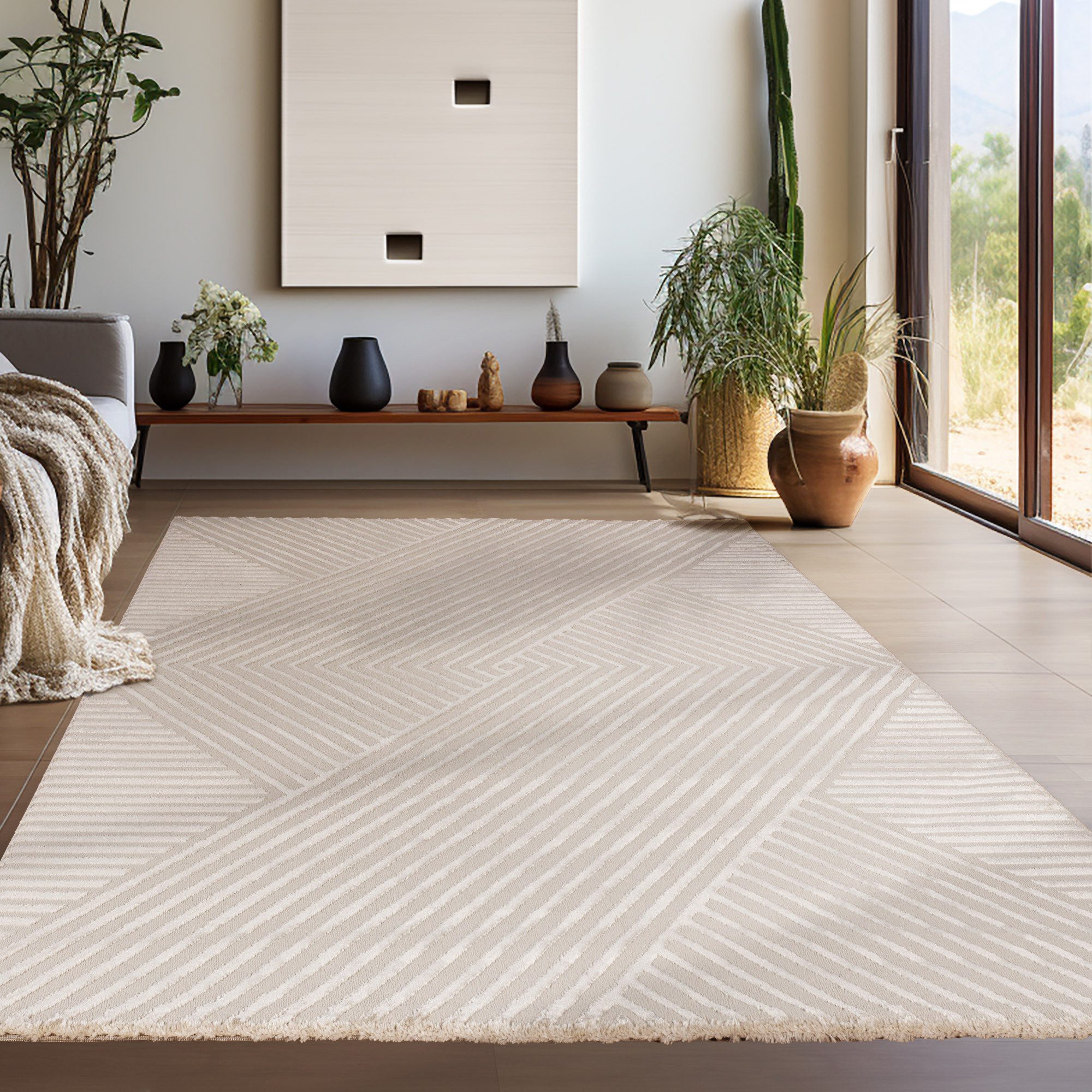 Teppium Teppich Skandinavisches Boho Muster, Rechteckig, günstig online kaufen