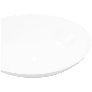 Beyamis Badezimmer-Set Beyamis Luxus Keramik Waschbecken Oval Weiß 40 x 33 cm