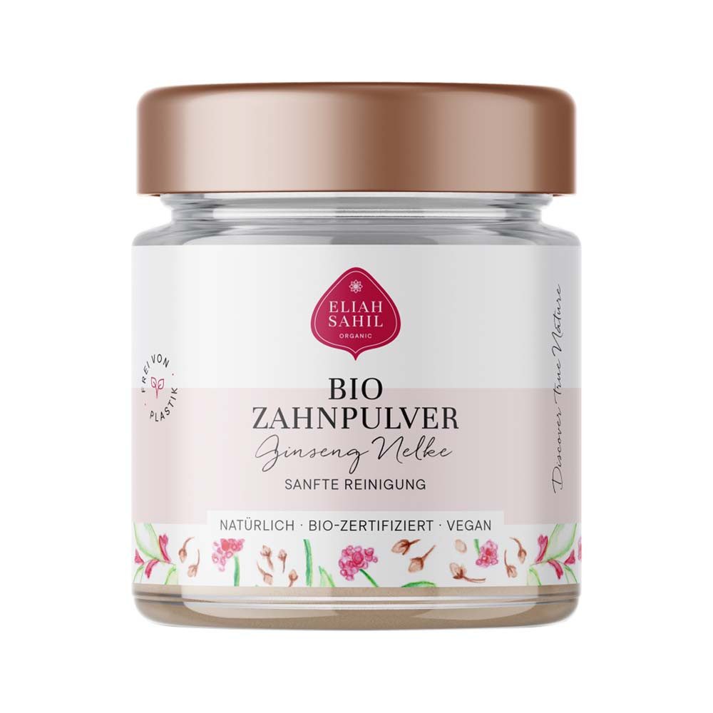 Eliah Sahil Zahnpasta Zahnpulver - Ginseng Nelke 60g
