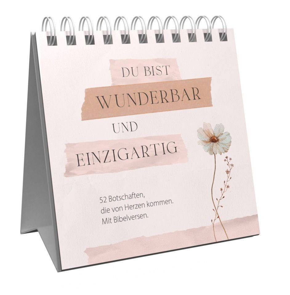 Belletristik Du bist wunderbar und einzigartig – Aufstellbuch 52 Botschaften, die v diverse