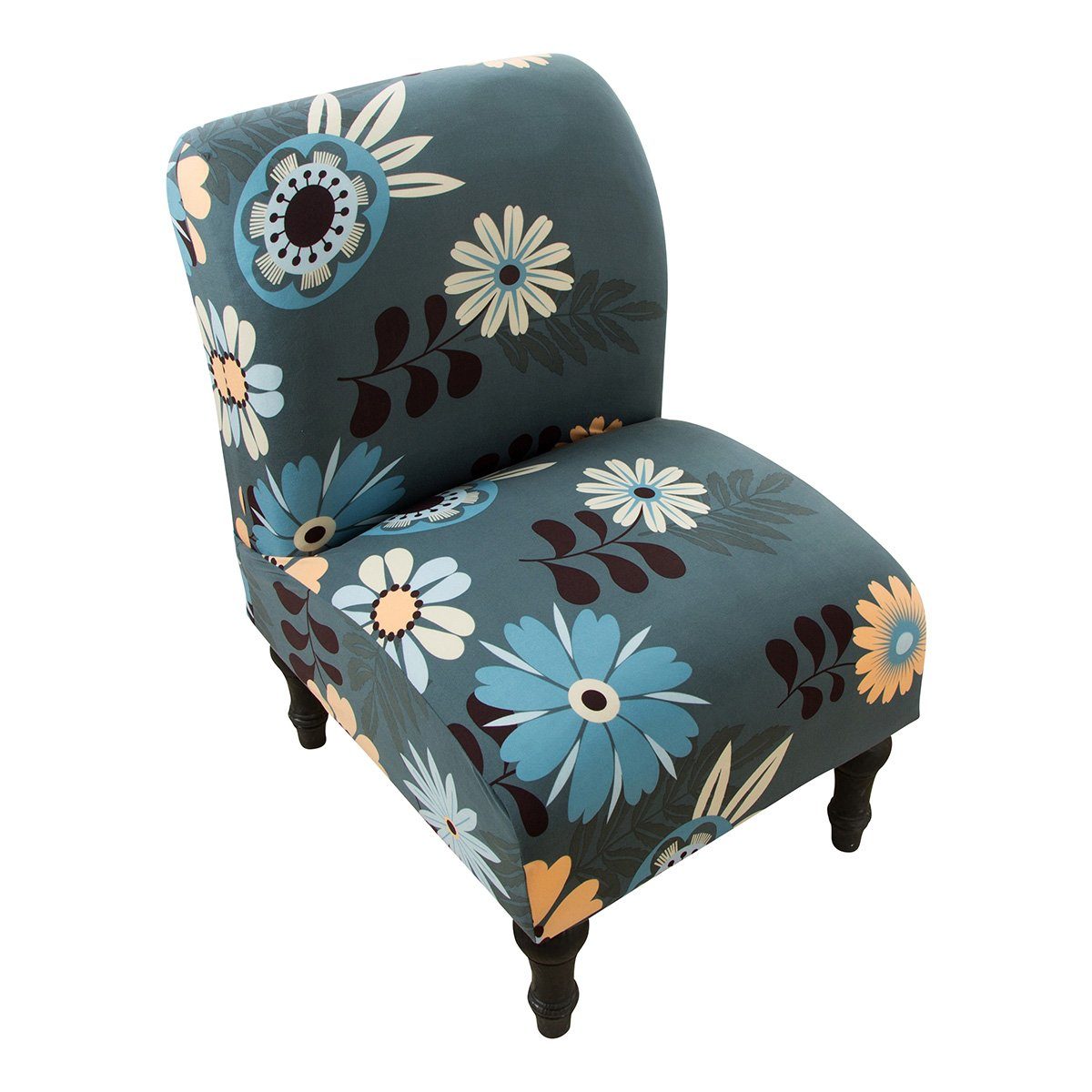 Stuhlhusse Stretch Stuhl Slipcover, elastische Spandex Protector Abdeckungen, extra groß, Home Decor, Rosnek Blau