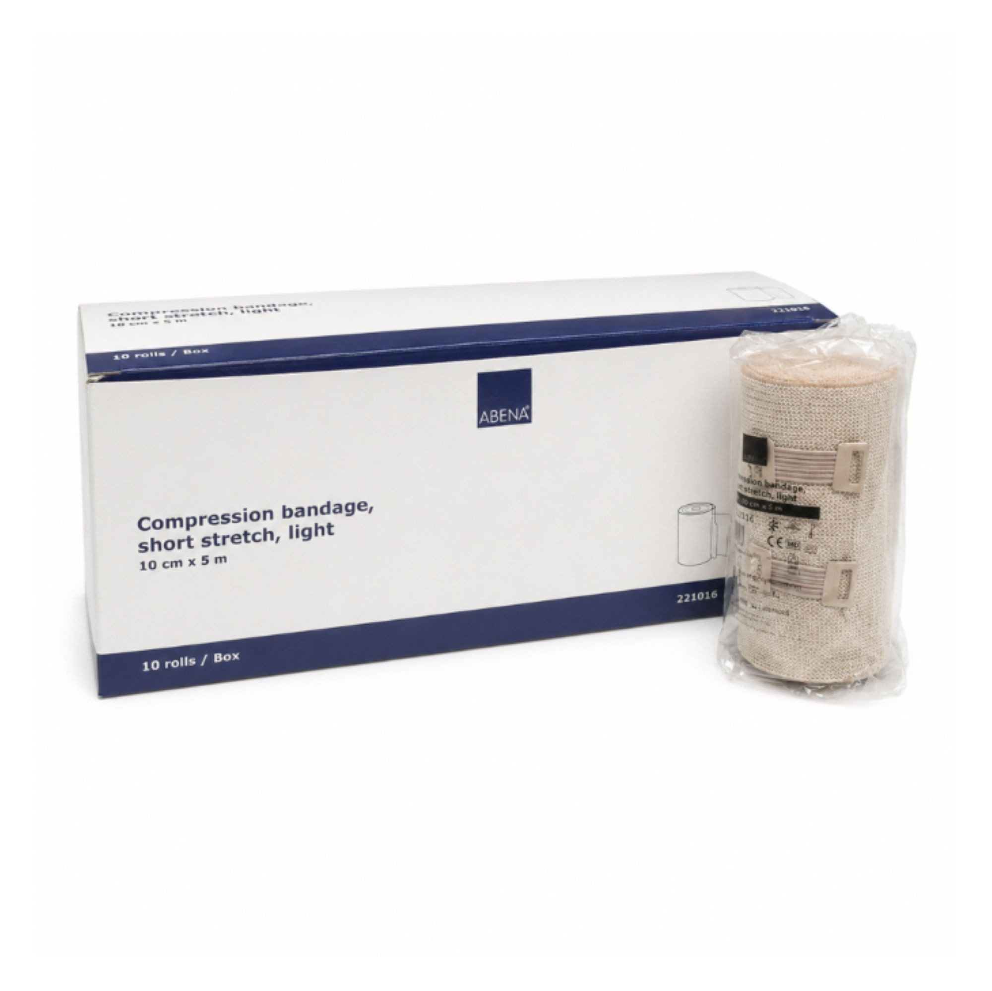 ABENA GmbH Stützbandage KOMPRESSIONSBINDE Kurzzug 10 cmx5 m