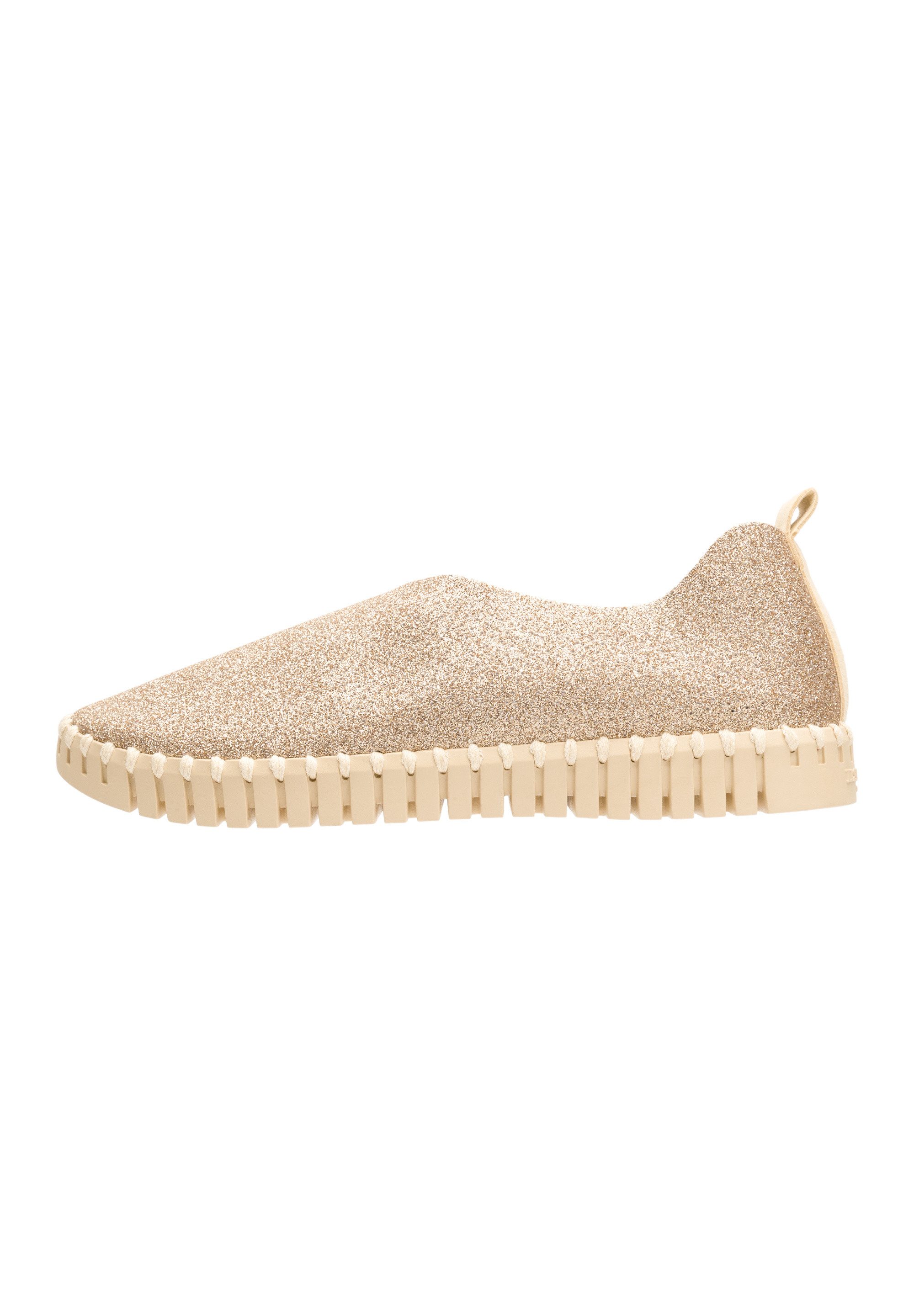 Ilse Jacobsen Tulip3272GB Slipper Glitzerslipper, recycelte Mikrofaser, bequeme Kautschuksohle