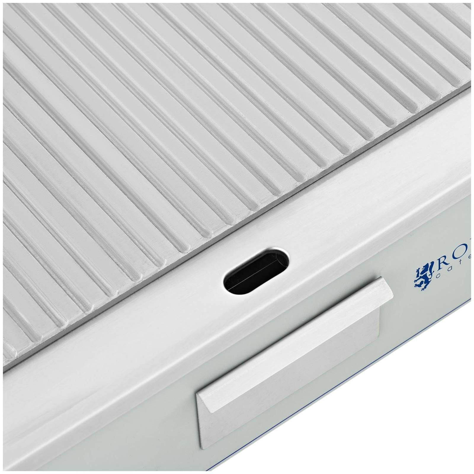 Royal Catering Elektrogrill Griddleplatte geriffelt 73 x 40 cm elektrische Grillplatte Gastrogrill, 4400 W
