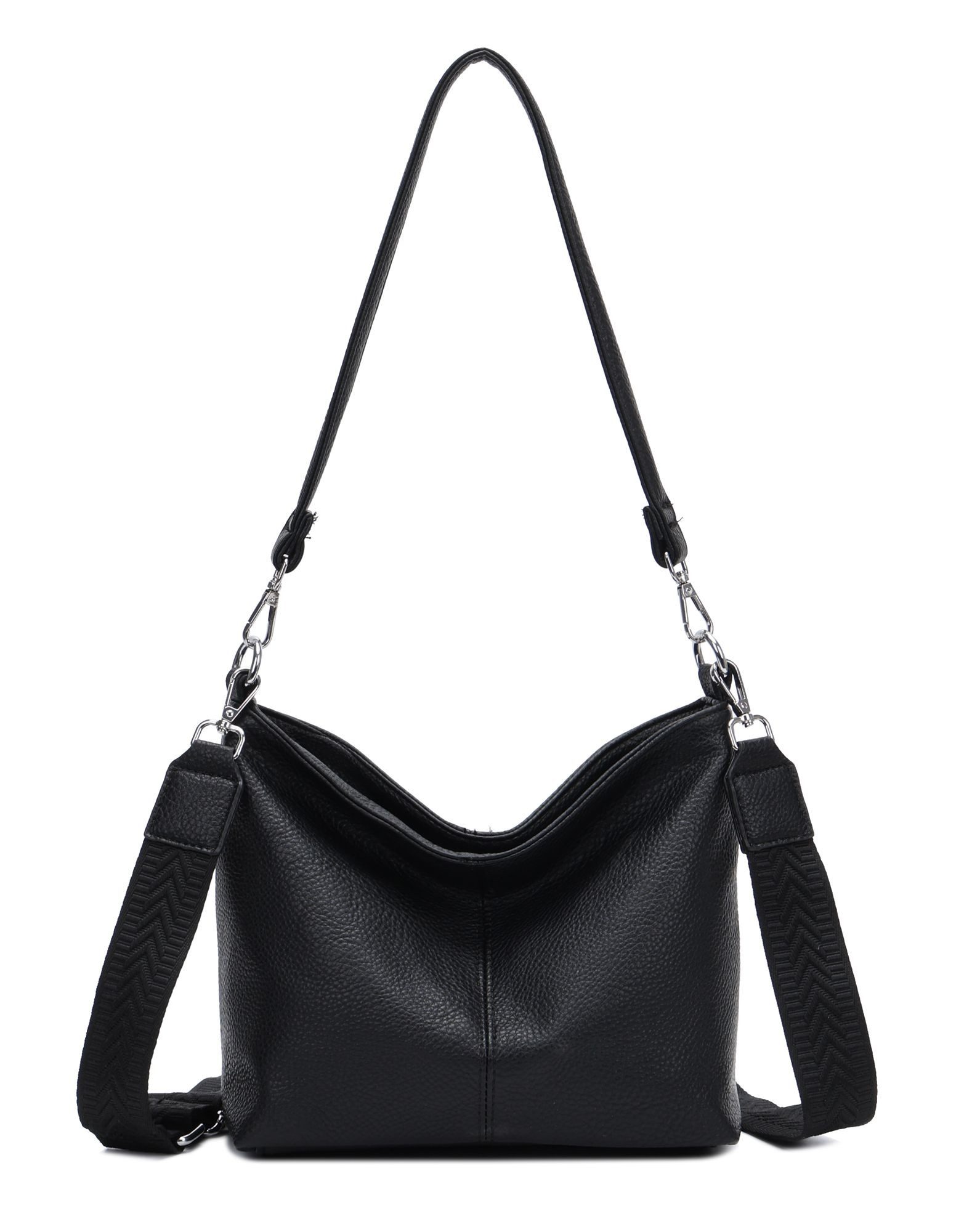 ITALYSHOP24 Schultertasche DAMEN TASCHE SHOPPER Hobo Bag Reise Freizeit Url günstig online kaufen