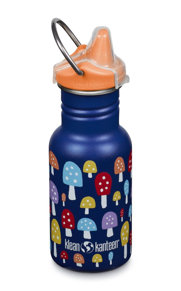 Klean Kanteen Trinkflasche Klean Kanteen Edelstahl Kindertrinkflasche 355ml Sippy Cap Pilze