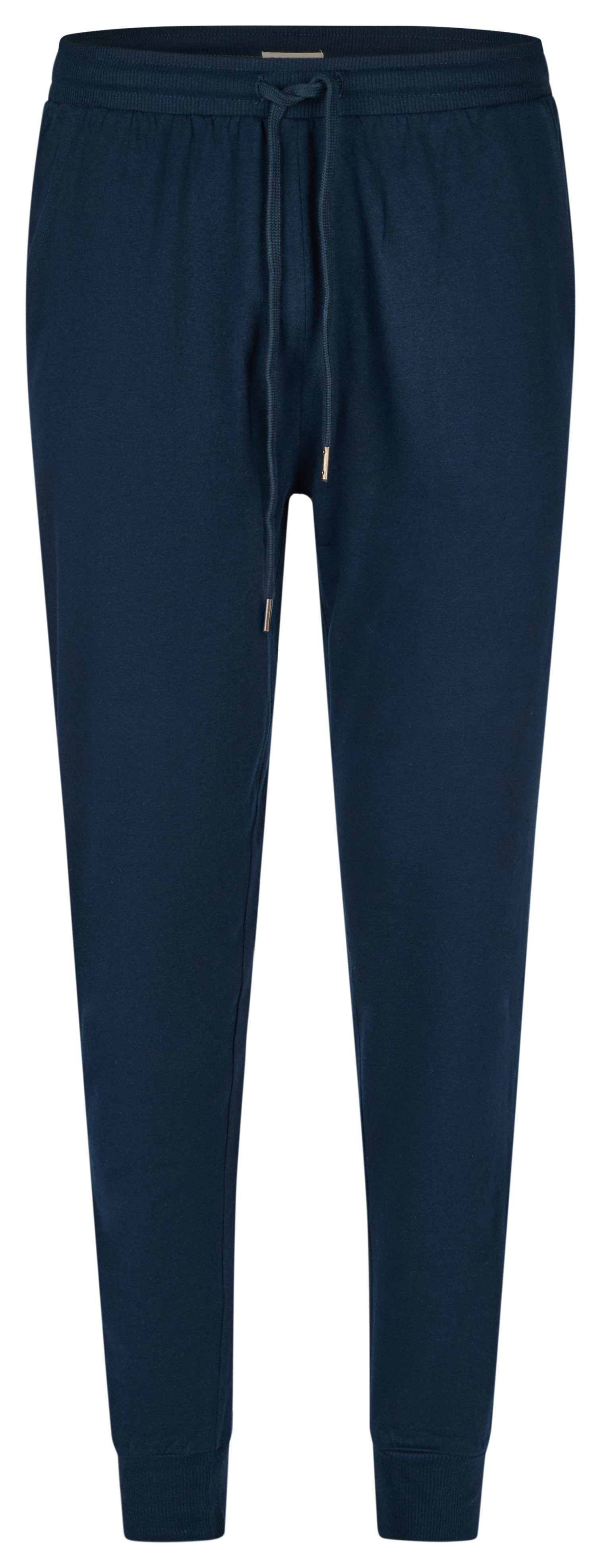 Pyjamahose Herren Schlafanzughose lang mit Bündchen