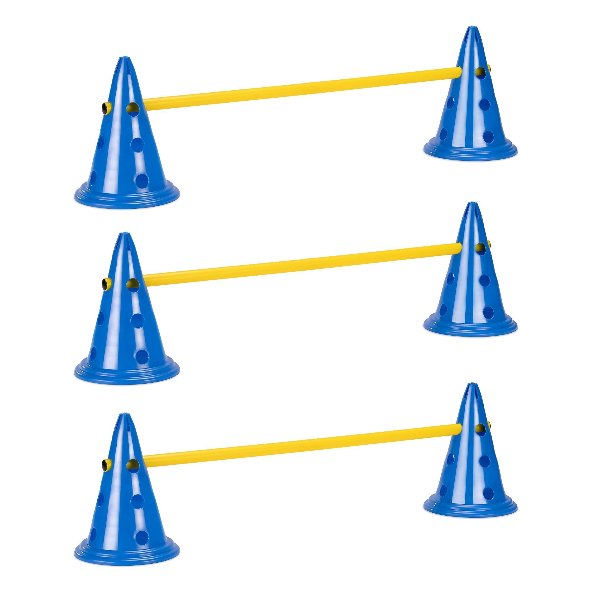 Tier-Beschäftigungsspielzeug Hundetraining Hürden Set - Agility Set für kleine und große Hunde -
