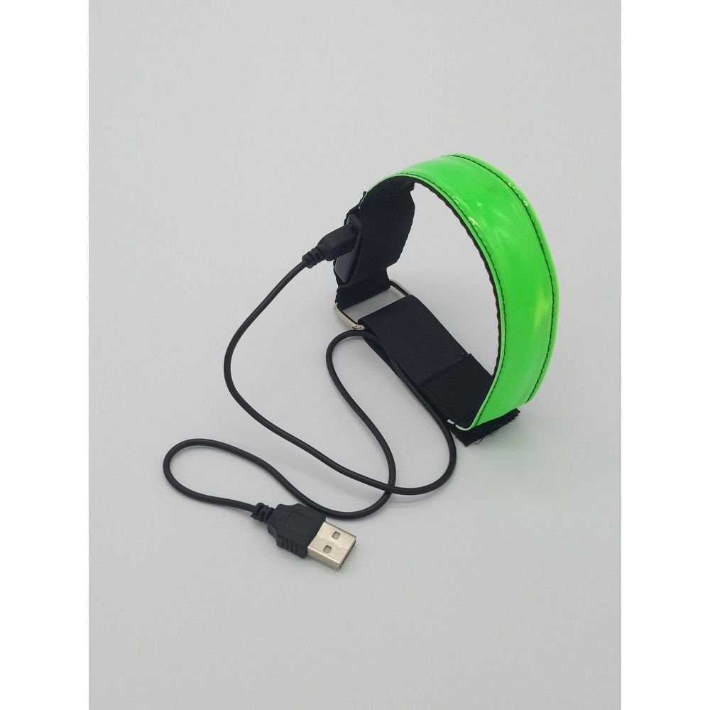 Jormftte Armband Aufladbar,Leuchtband Armband mit USB LED