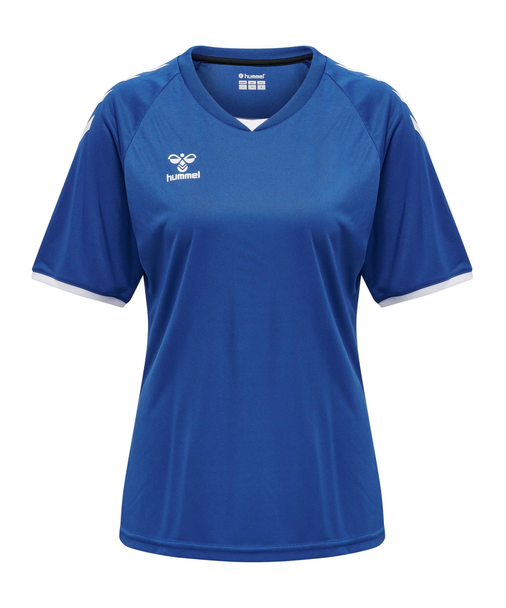 blau hmlCORE Damen default T-Shirt VOLLEY T-Shirt hummel