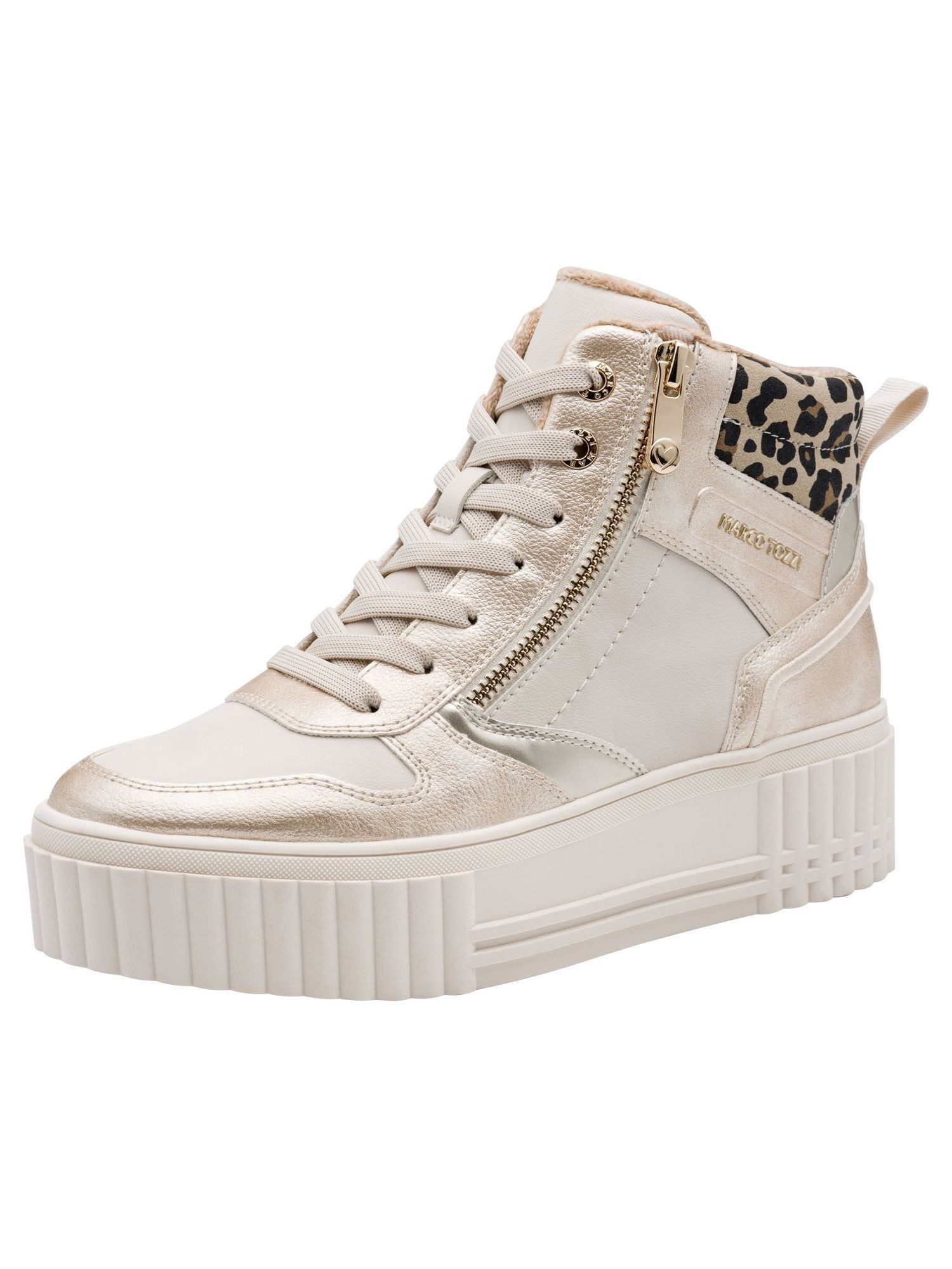 MARCO TOZZI MT FEEL ME, MT rem sock mit Absatz Plateauabsatz Stiefelette
