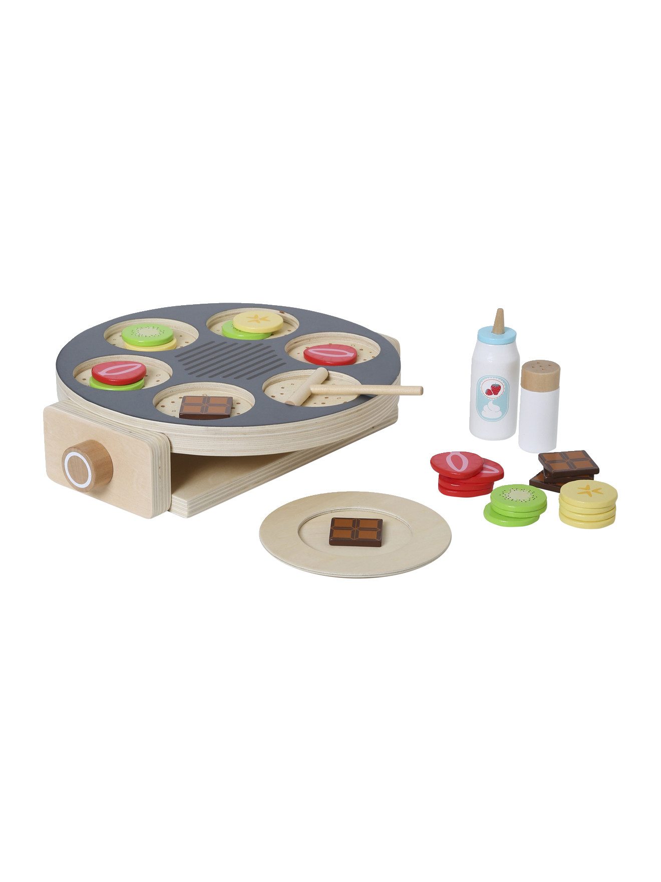 vertbaudet Spielküche Spiel-Set Crêpes-Party, Holz FSC® Holz