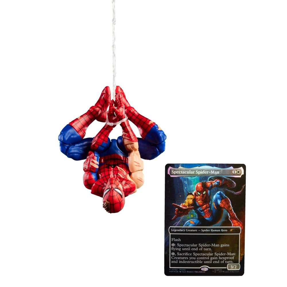 Hasbro Actionfigur Marvel Legends Series Battle-Damaged Spider-Man, detailgetreue Marvel Legends-Sammelfigur mit vielen Bewegungspunkten