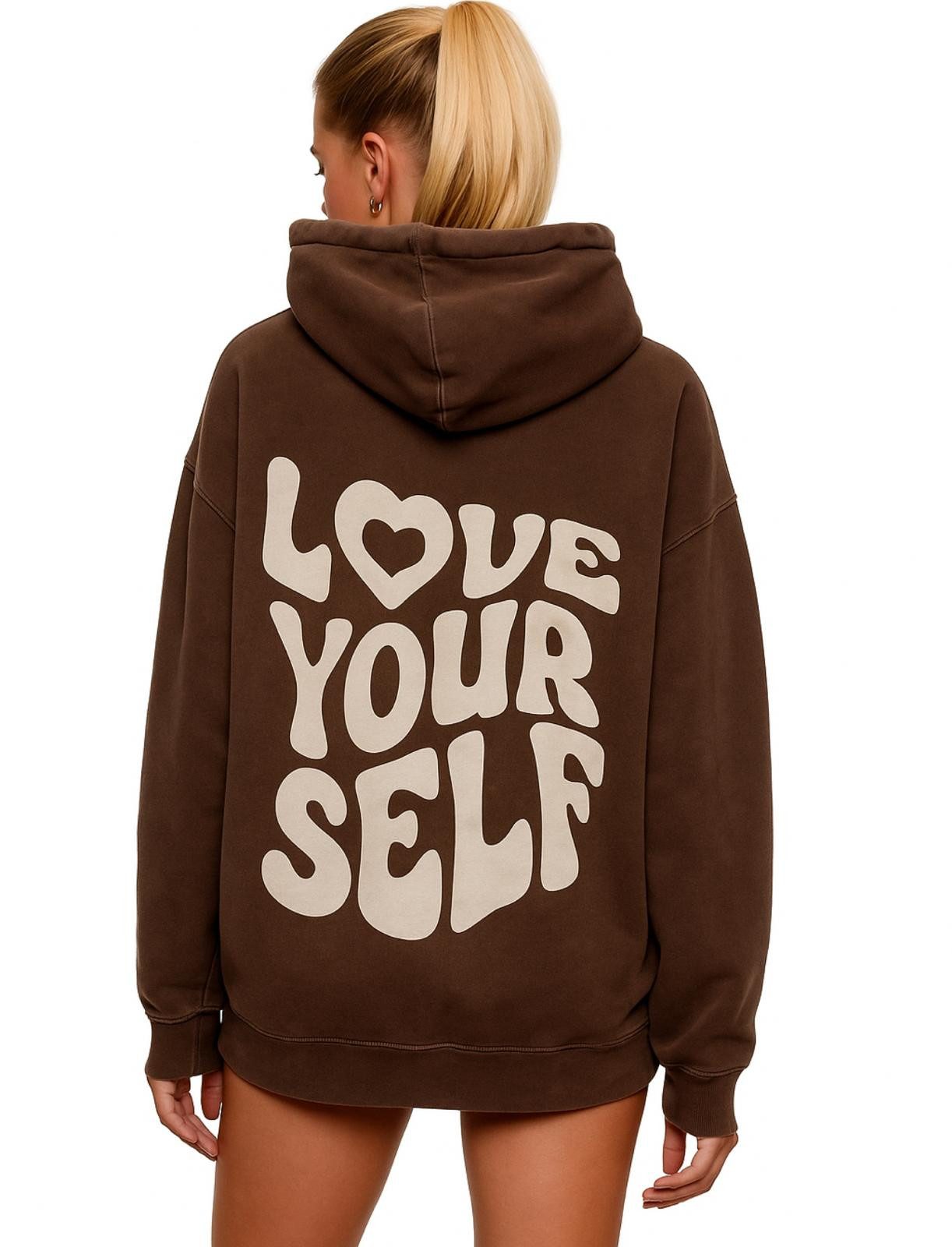Worldclassca Hoodie Worldclassca Oversized LOVE SELF Hoodie Kapuzenpullover günstig online kaufen