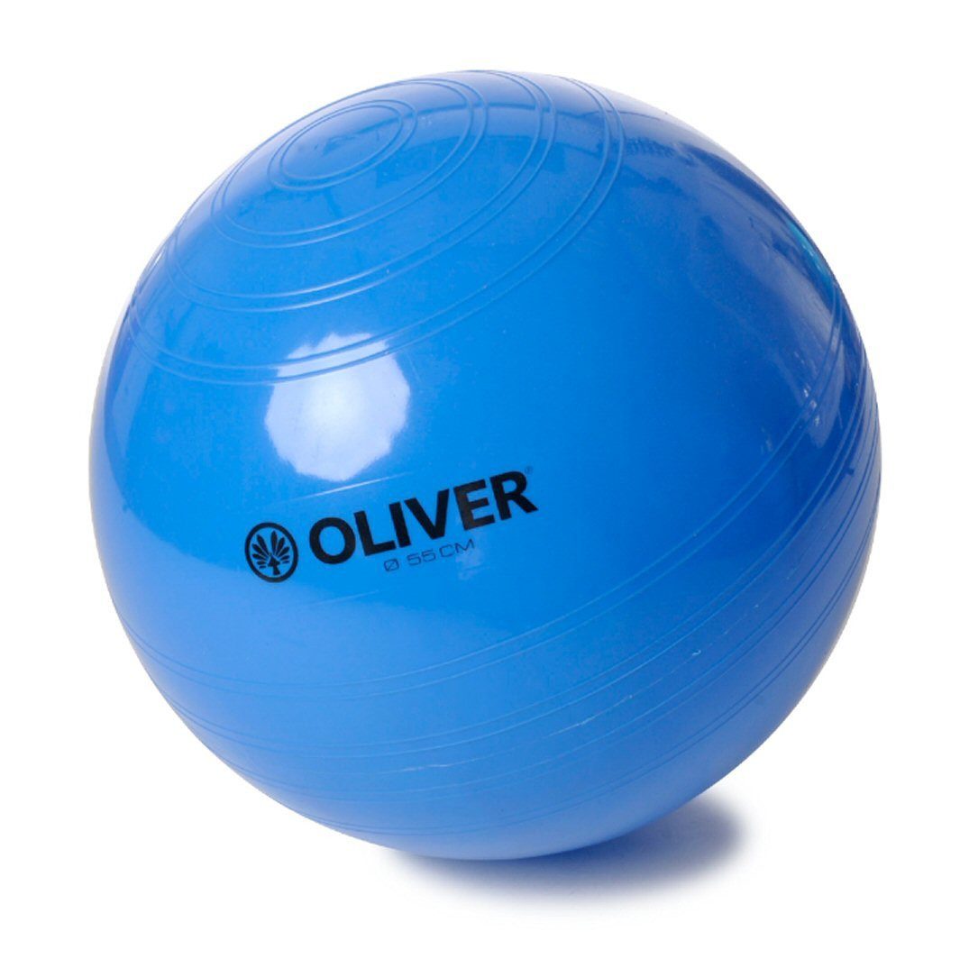 Oliver Gymnastikball Fitness blau 55cm