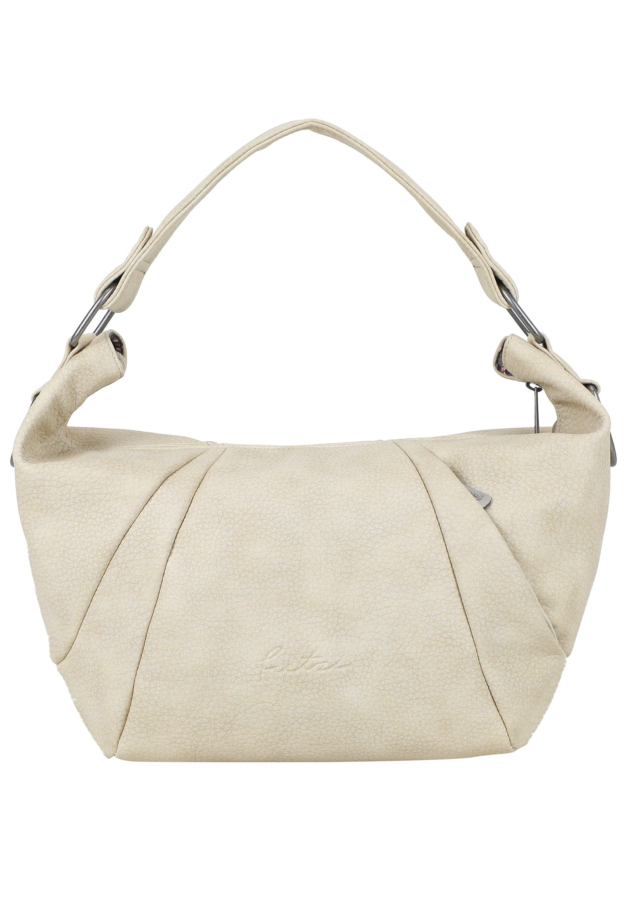 Fritzi aus Preußen Henkeltasche Croissant Hobo, mit dekorativen Hardware-Schnallen an den Seiten