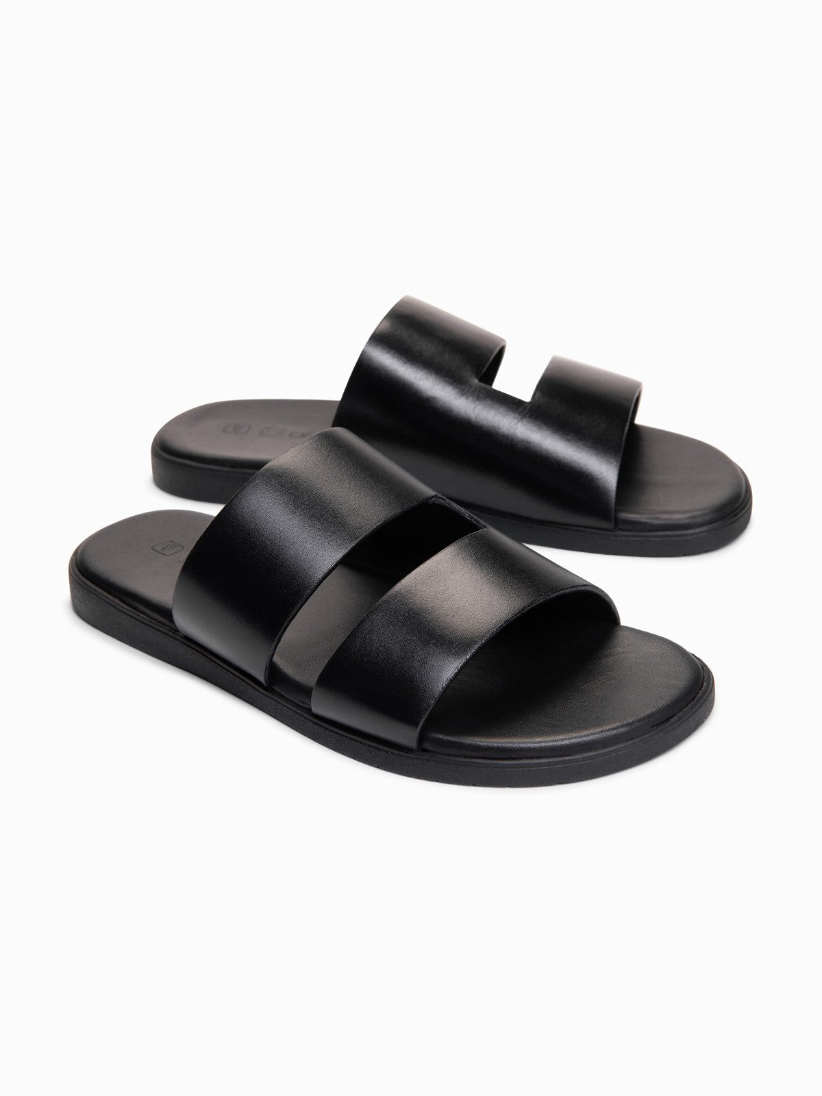 OMBRE Shoes OM-FOSF-0248 V-1 black 40 Schwarz 41 Pantolette (kein Set)