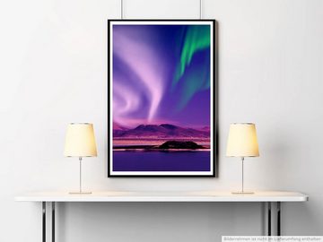 Sinus Art Poster Landschaftsfotografie 60x90cm Poster Magische Nordlichter