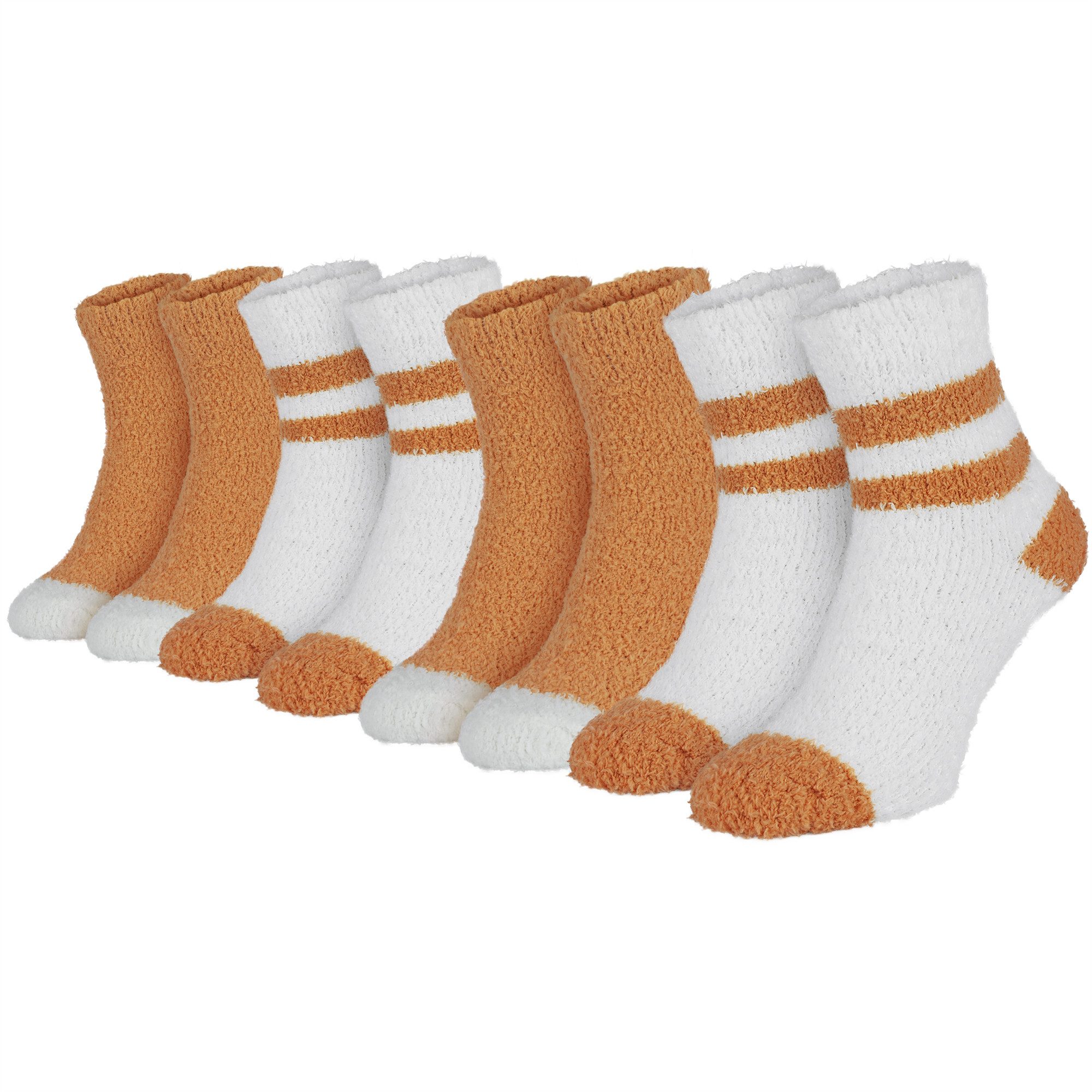 Black Snake Kuschelsocken Damen Kuschelsocken – Flauschige Haussocken weich & warm (Socken-Set, 4-Paar, Damen Kuschelsocken) Besonders flauschig, weich und wärmend