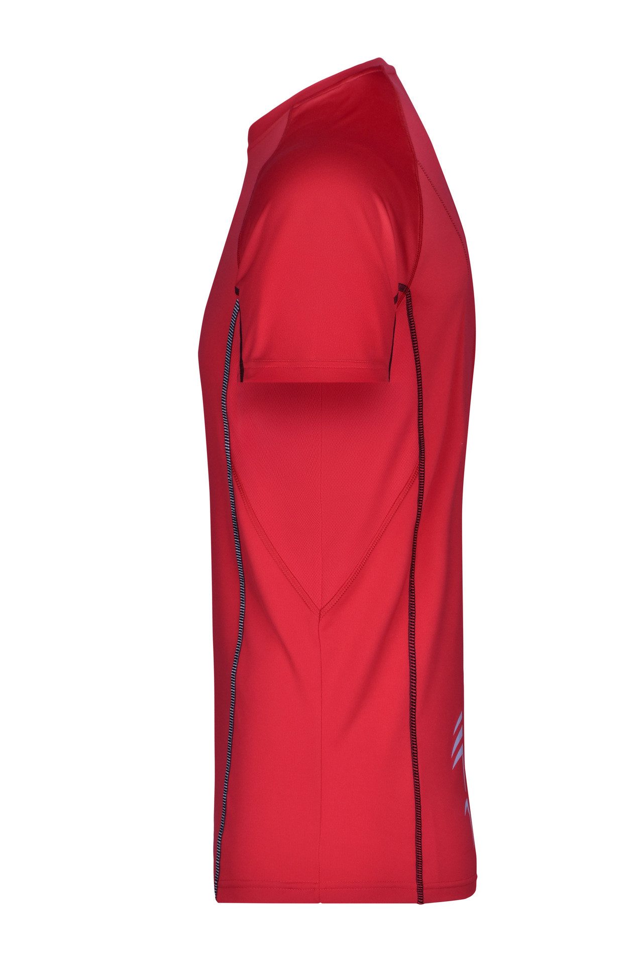 James & Nicholson Laufshirt Doppelpack Herren Sportshirt modische reflektierende Details JN421 (Doppelpack, 2 Stück) Feuchtigkeitsregulierend, atmungsaktiv und schnell trocknend